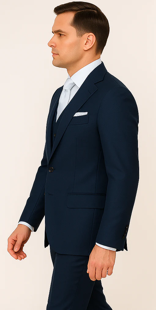 Rossi Man Sam Collection RM2302 – Elegant Men's Suit for Formal - Image 3