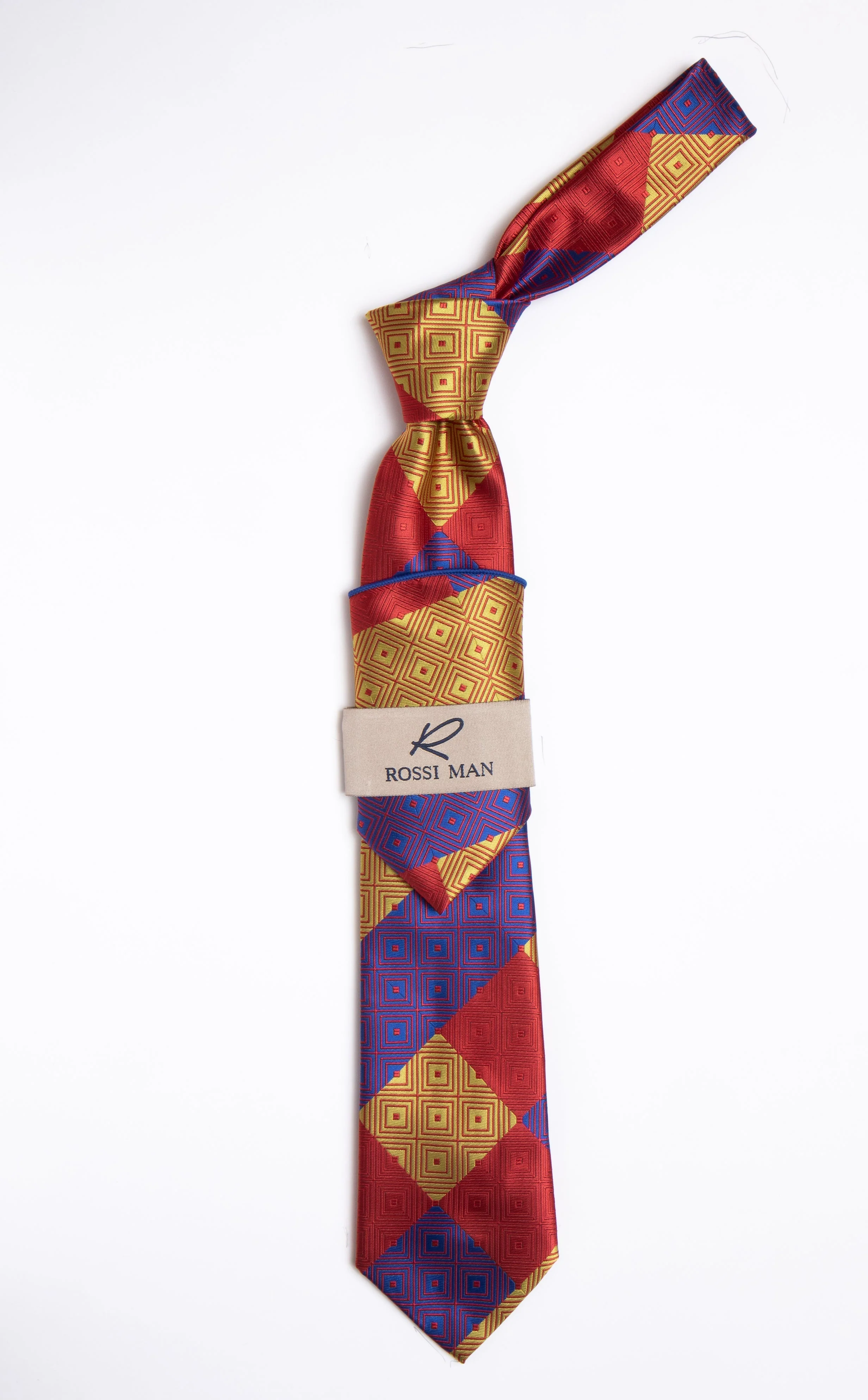 Rossi Man Tie and Pocket Round RMR456-2