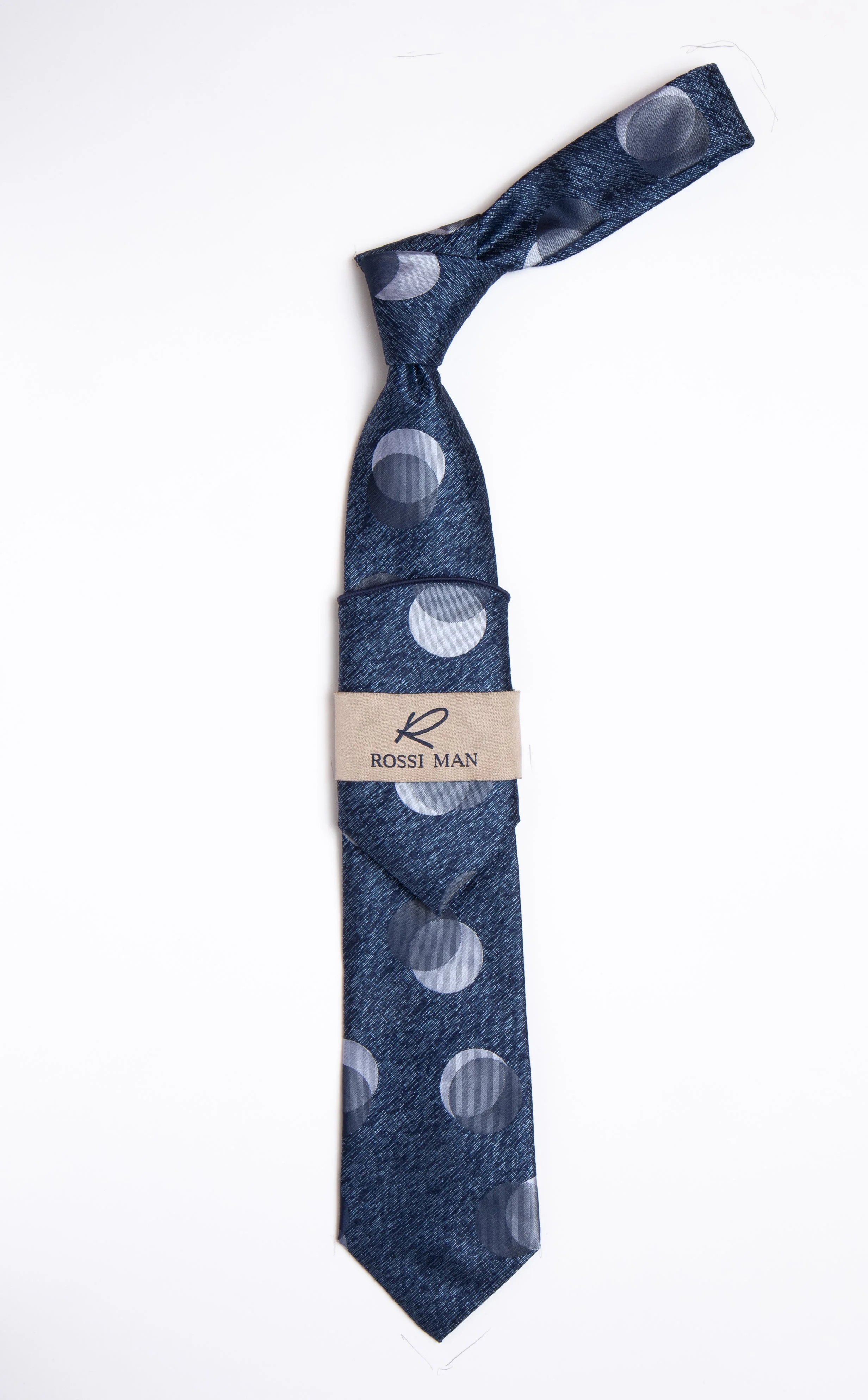 Rossi Man Tie and Pocket Round RMR457-3