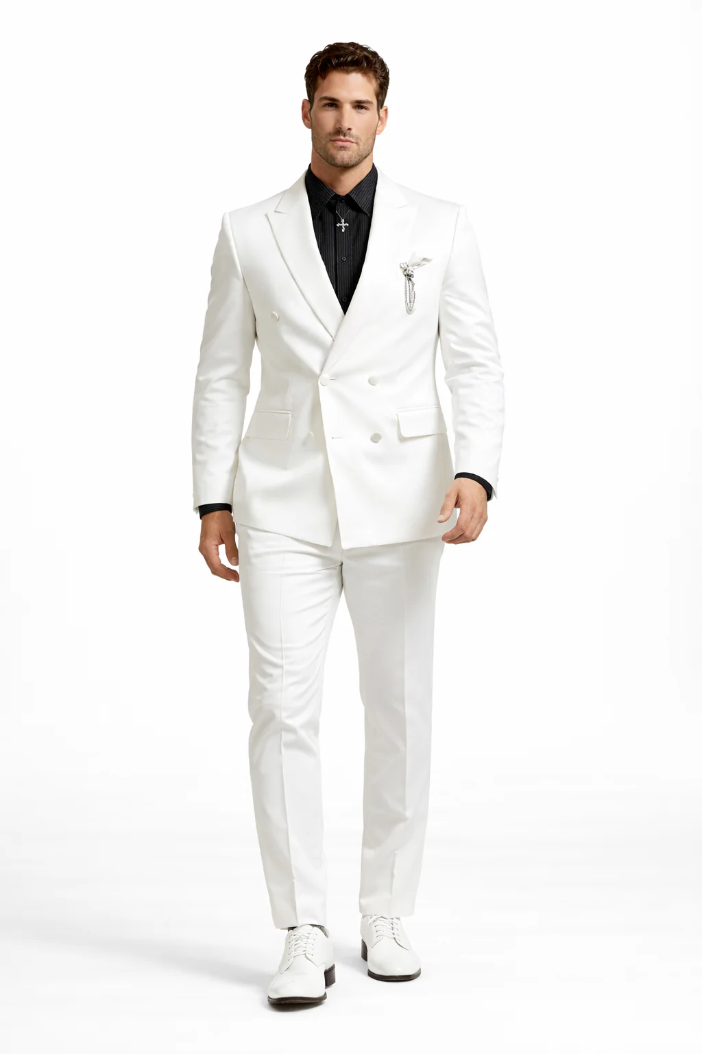 Rossiman Rossi Man Men's Tailored Dress Suit – Premium Formalwear