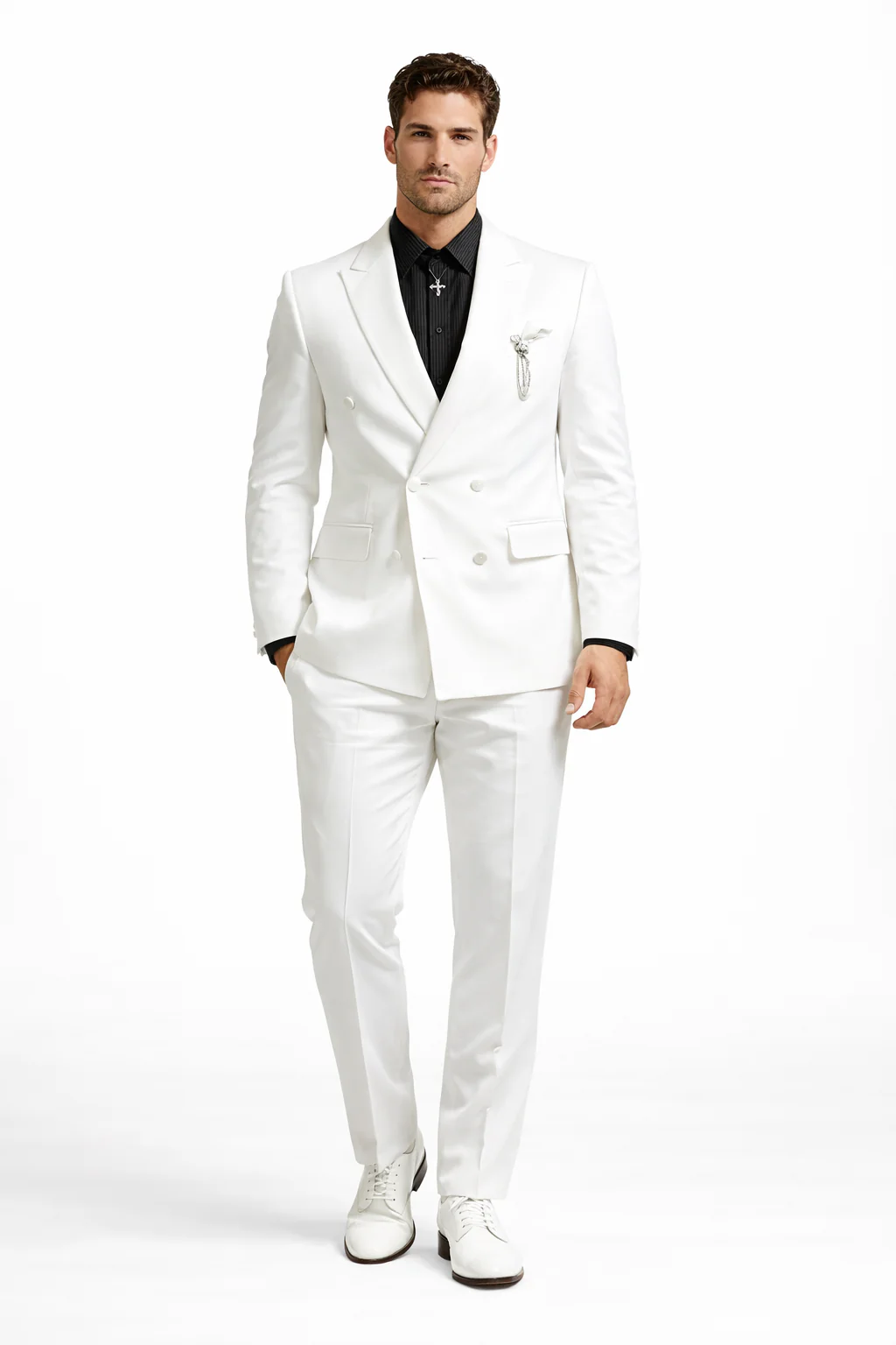 Rossiman Rossi Man Men's Tailored Dress Suit – Premium Formalwear - Image 4