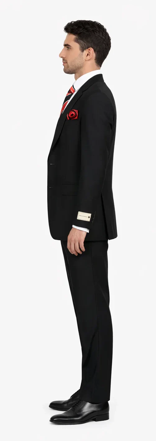 Rossiman Rossi Men's Dress Suit – Premium Tailored Suit for Formal Occasions - Image 3