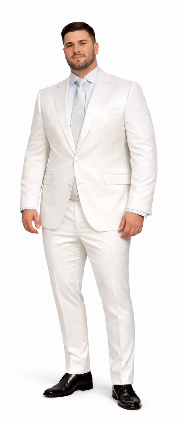 Rossiman Men’s Royal Blue Glossy Sateen Suit – Bold & Refined Look - Image 8