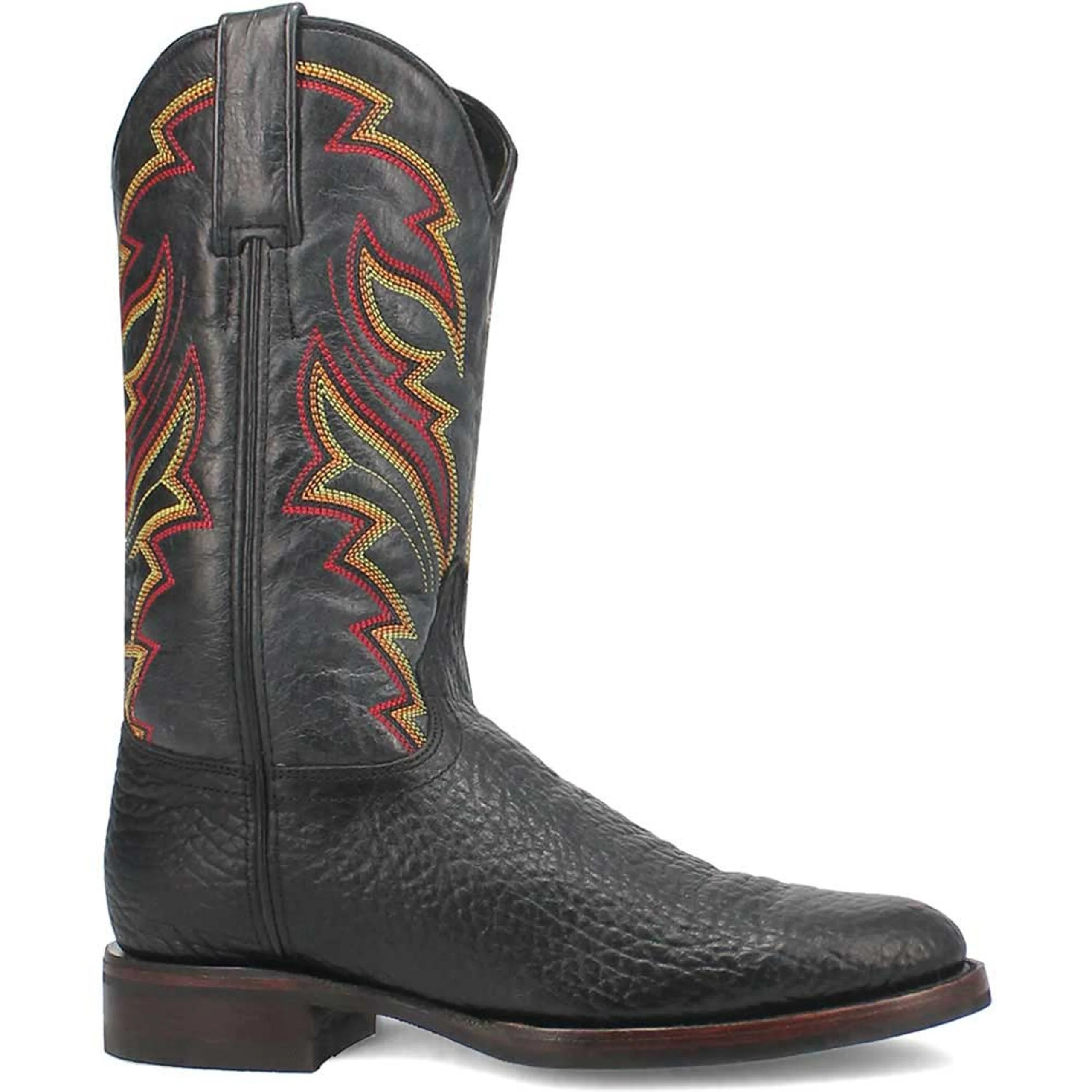 Dingo Round Toe Black Western Leather Boots - Image 2