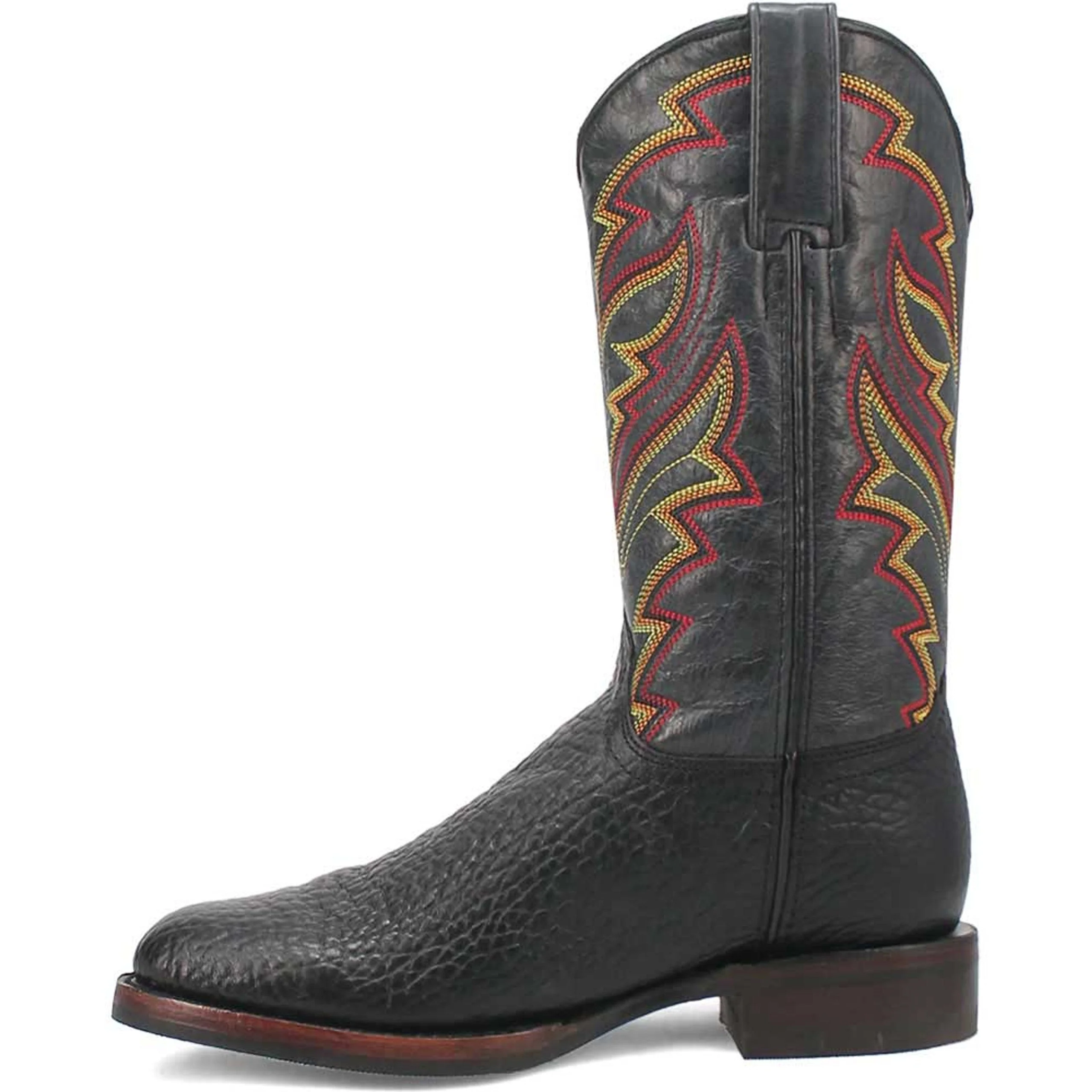 Dingo Round Toe Black Western Leather Boots - Image 3