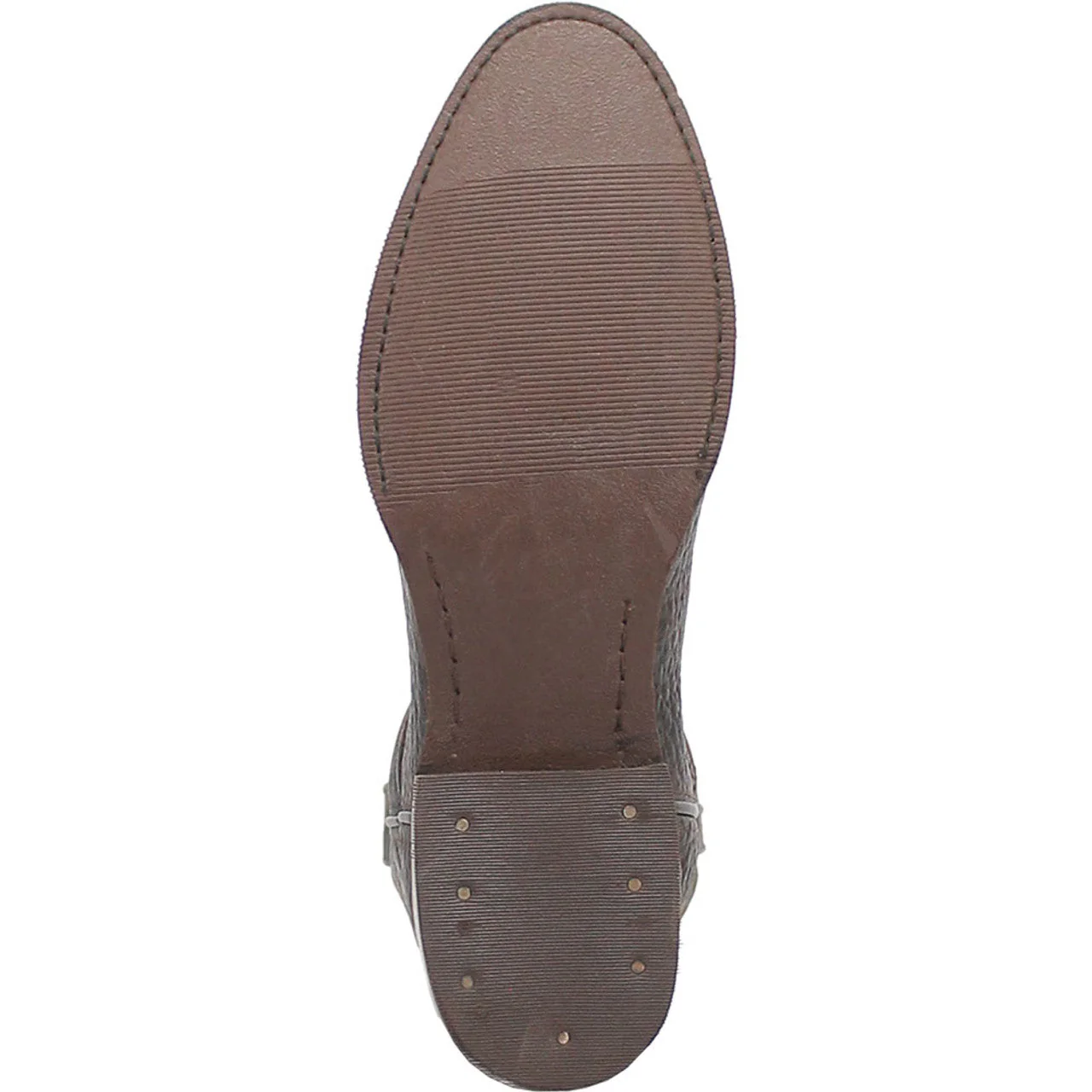 Dingo Round Toe Brown and Orange Western Leather Boots - Image 4