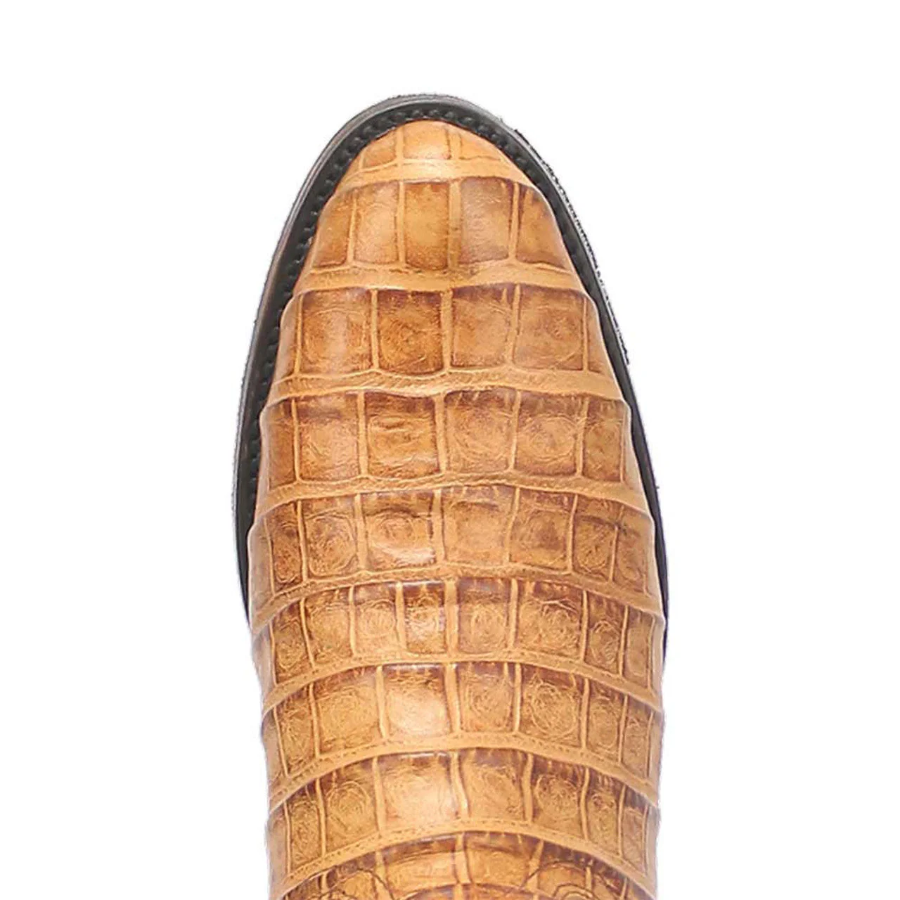 Dingo Round Toe Tan Leather Boots - Image 2