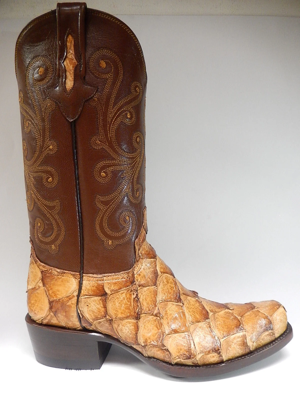 Safari Pirarucu Monster Fish Cowboy Boots - Image 2