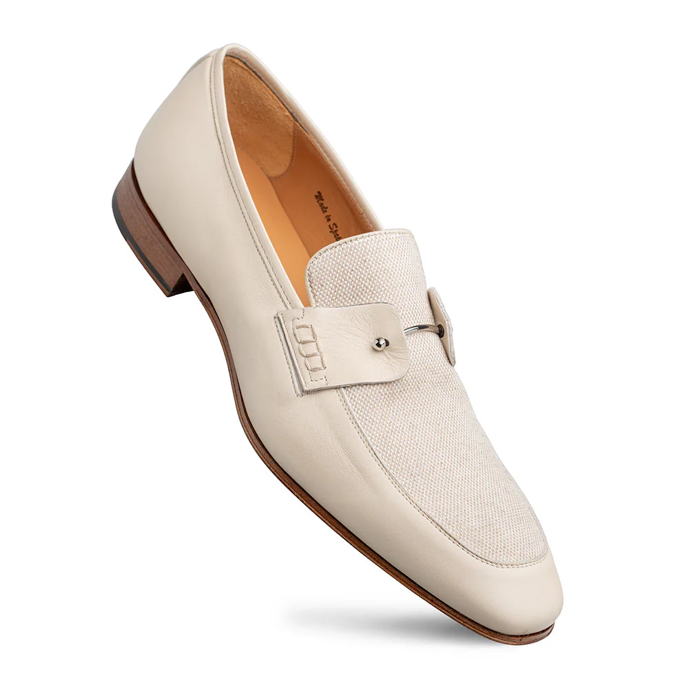 Mezlan Saona Calf/Linen Slip On - Image 7
