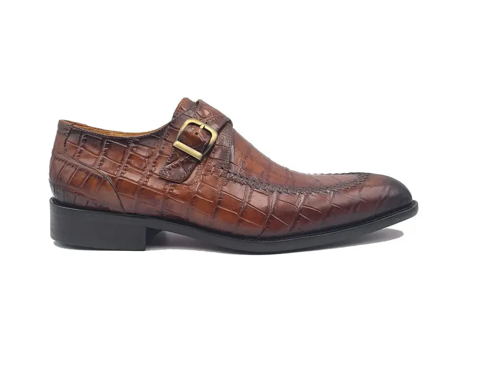 Single Monk Buckle Split Toe Loafer - Image 4