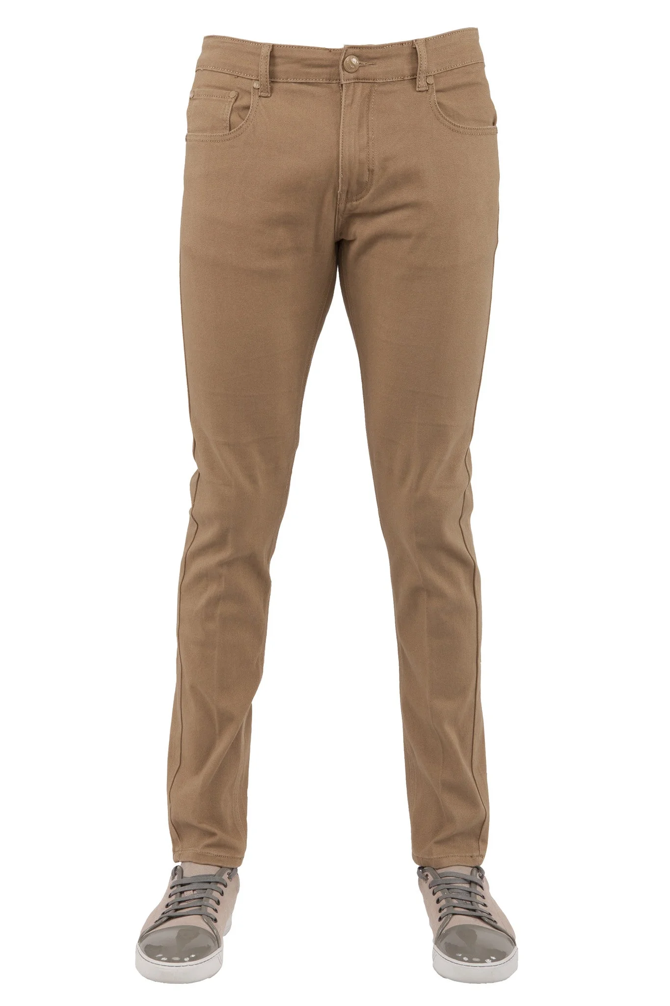 Jeans in Khaki color Skinny fit - Image 2