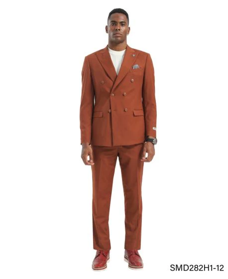 Stacy Adams Men's 2 Piece Executive Suit - Double Breasted - Image 5