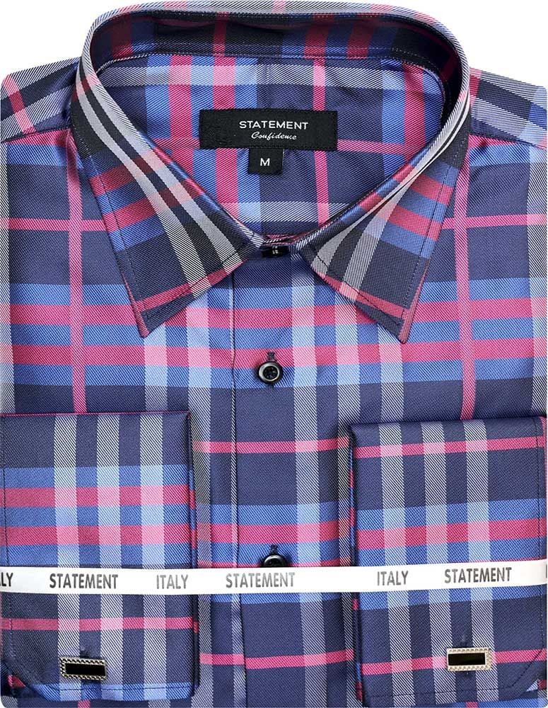 Statement Men's Long Sleeve Woven Shirt –  Stylish Designs - Image 3