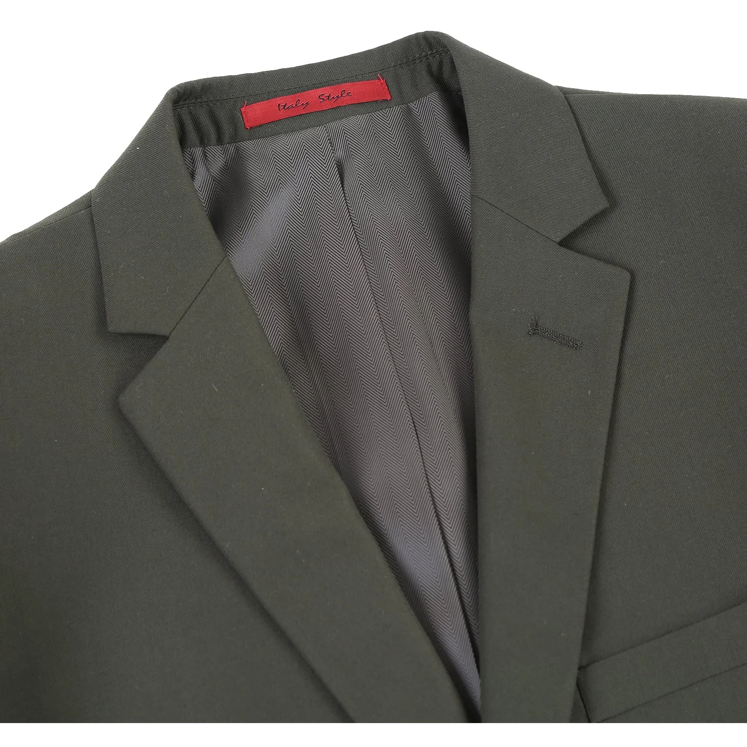 201-10 Men's 2-Piece Slim Fit Single Breasted Notch Lapel Suit - Image 4