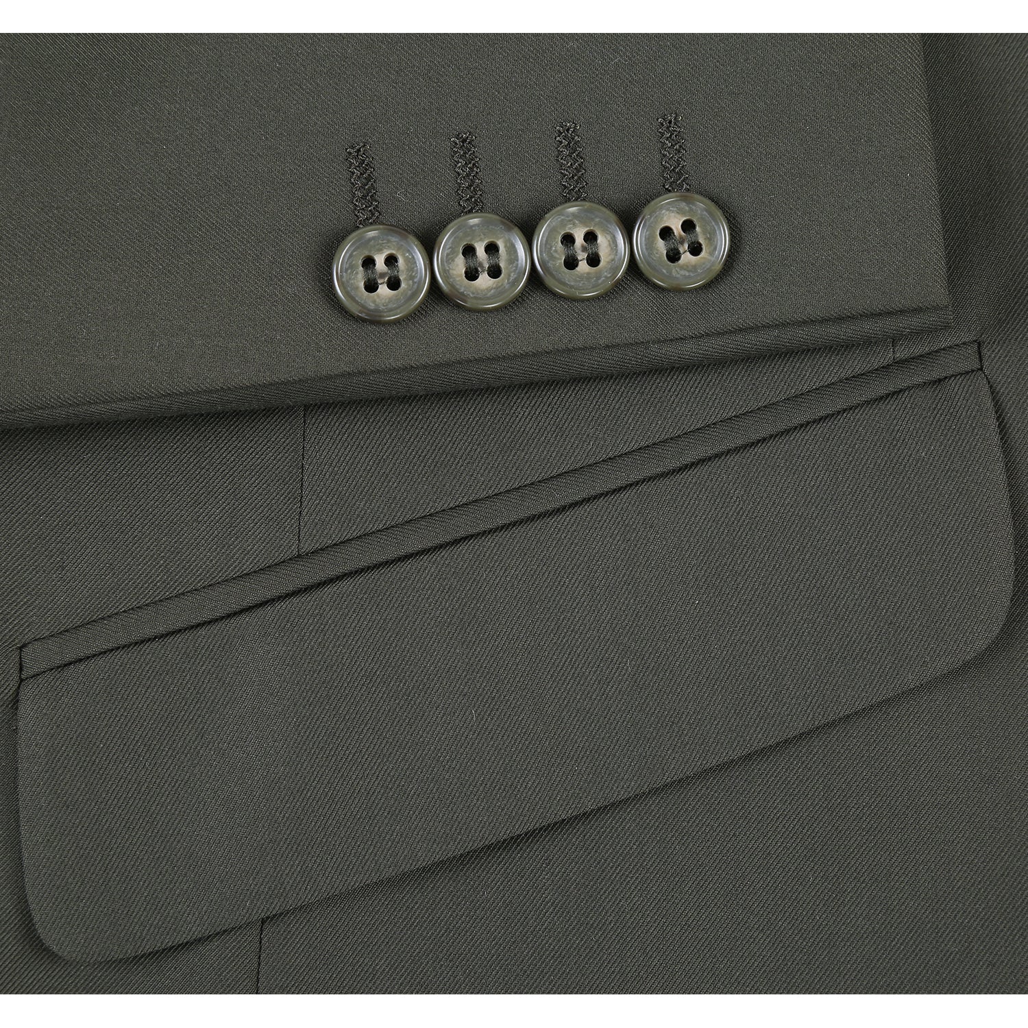 201-10 Men's 2-Piece Slim Fit Single Breasted Notch Lapel Suit - Image 6