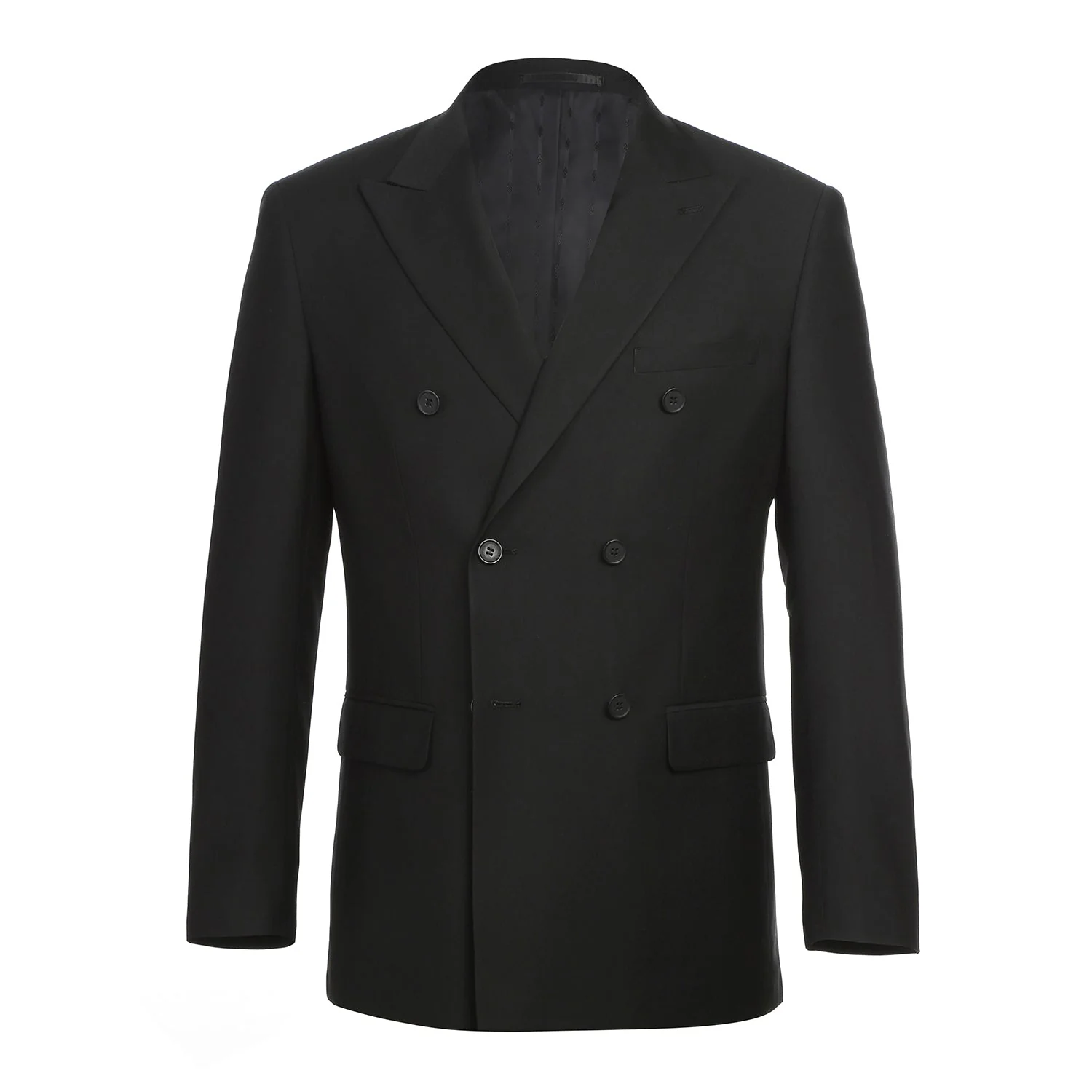 201-1 Men's Double-Breasted Peak Lapel Slim Fit Suit - Image 2
