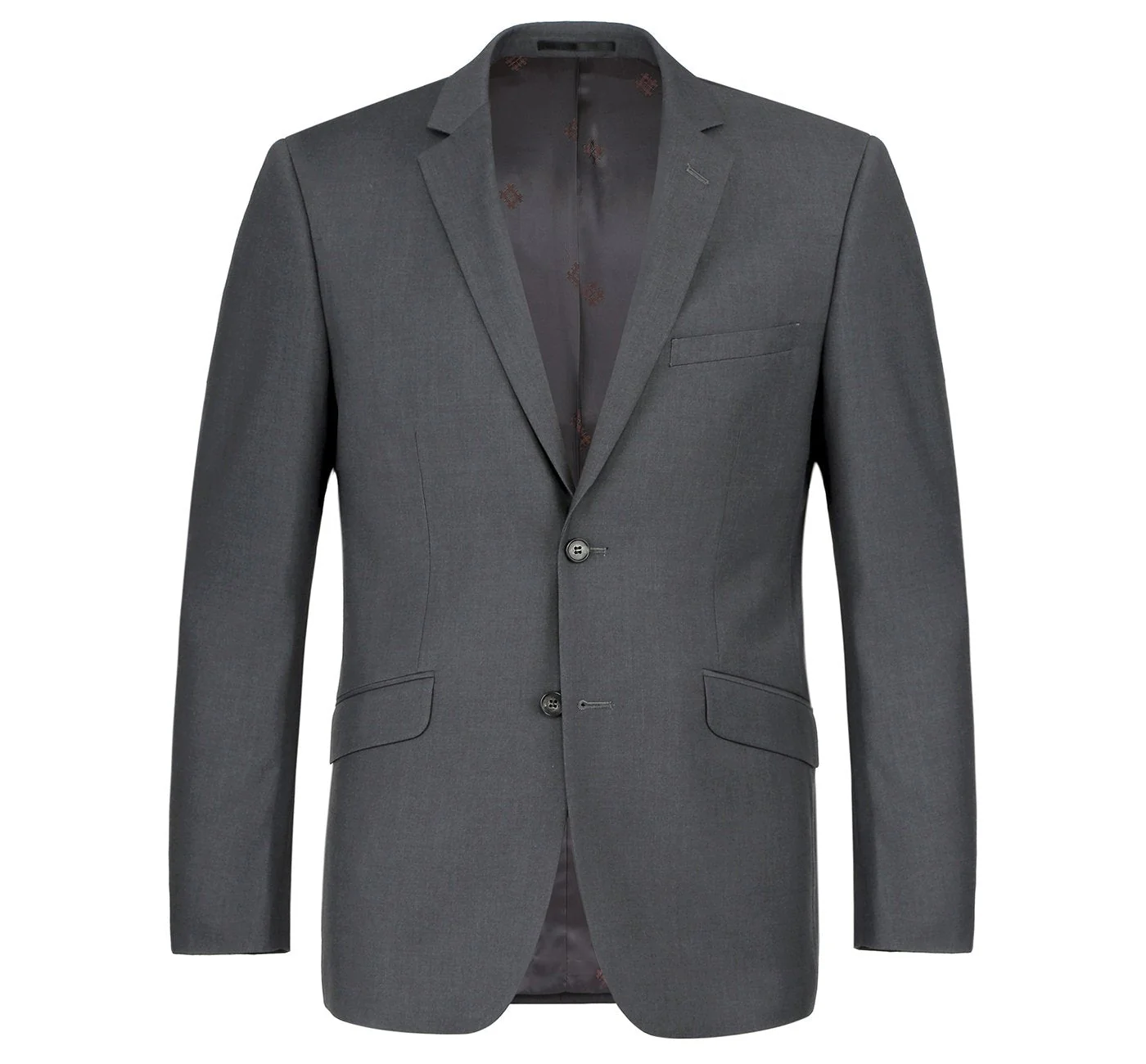 201-4 Men's 2-Piece Single Breasted Notch Lapel Suit - Image 2