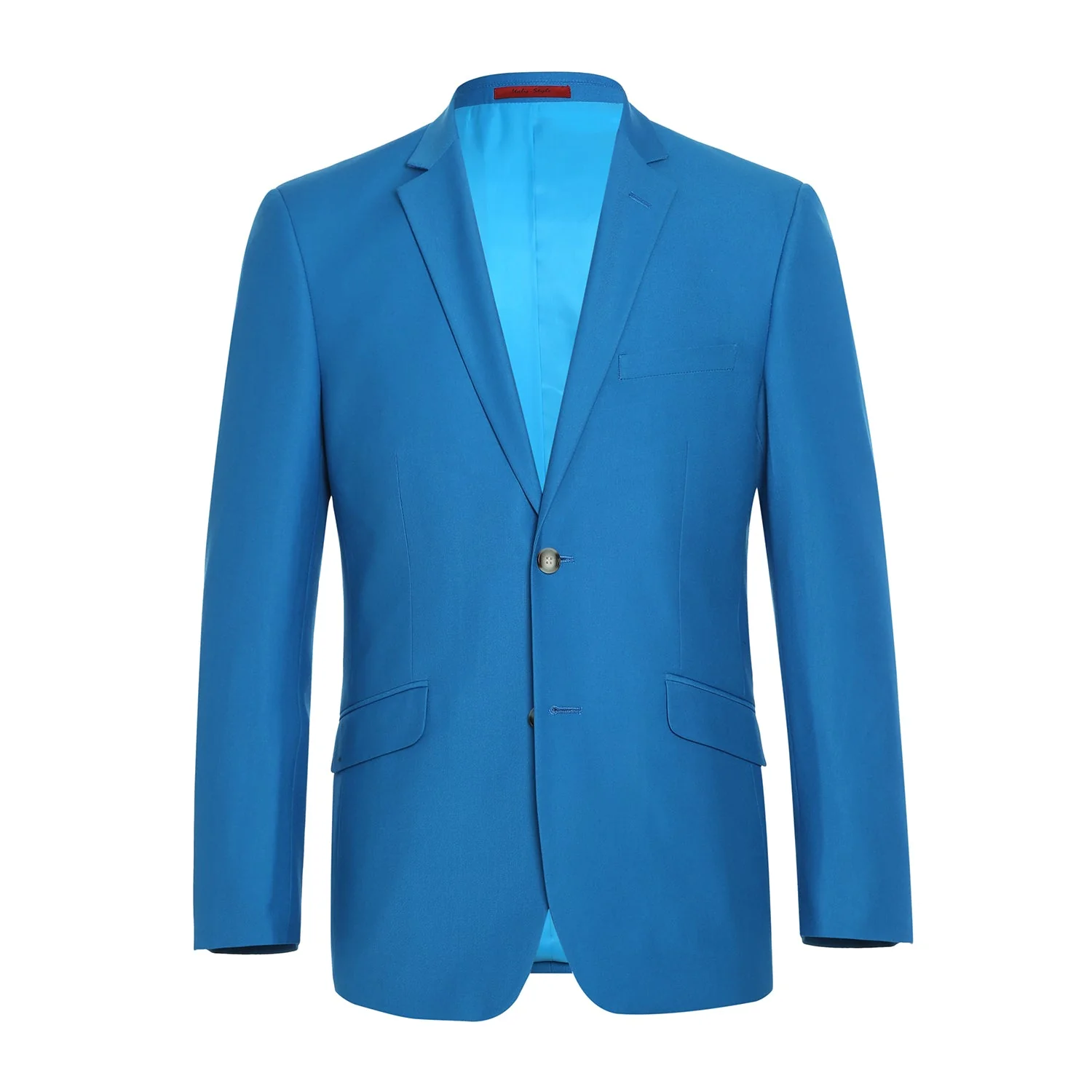 201-55 Men's 2-Piece Slim Fit Single Breasted Notch Lapel Suit - Image 2