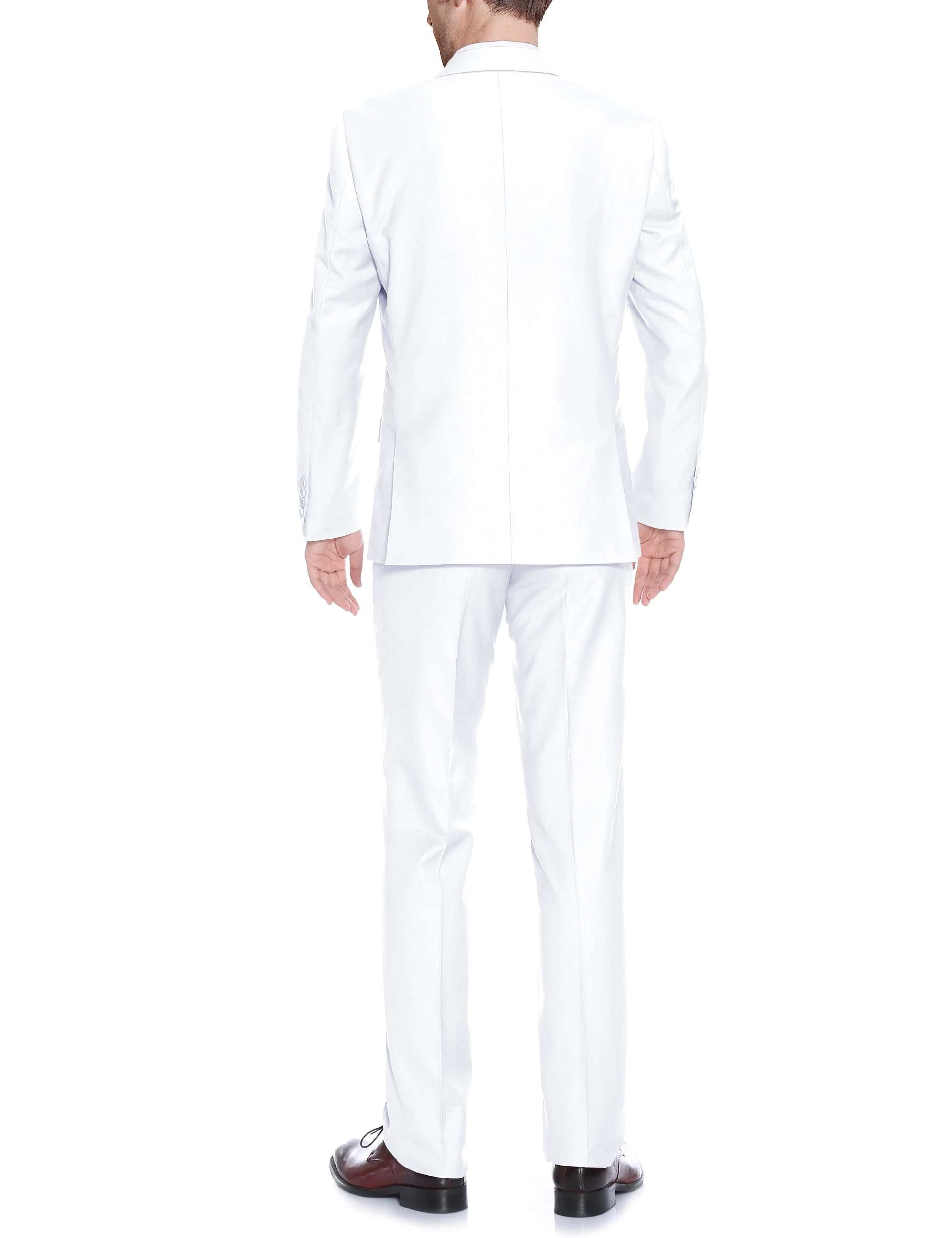 201-6 Men's 2-Piece Single Breasted Notch Lapel Suit - Image 2