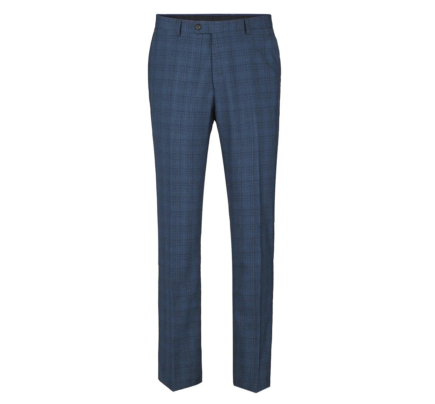 278-2 Men's 3-Piece Classic Fit Single Breasted Windowpane Suit - Image 5