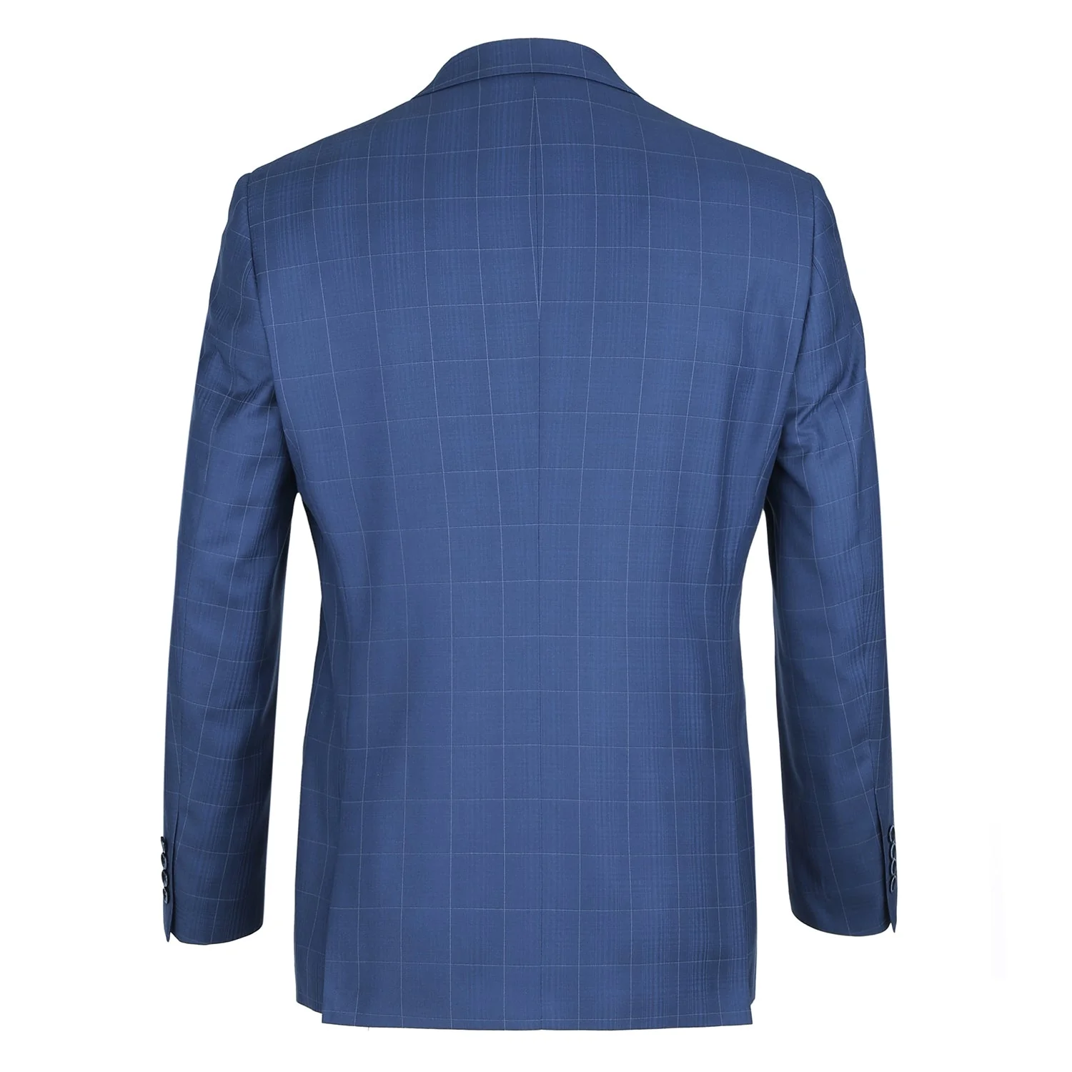 291-20 Men's Slim Fit 2-Piece Single Breasted Check Dress Suit - Image 3