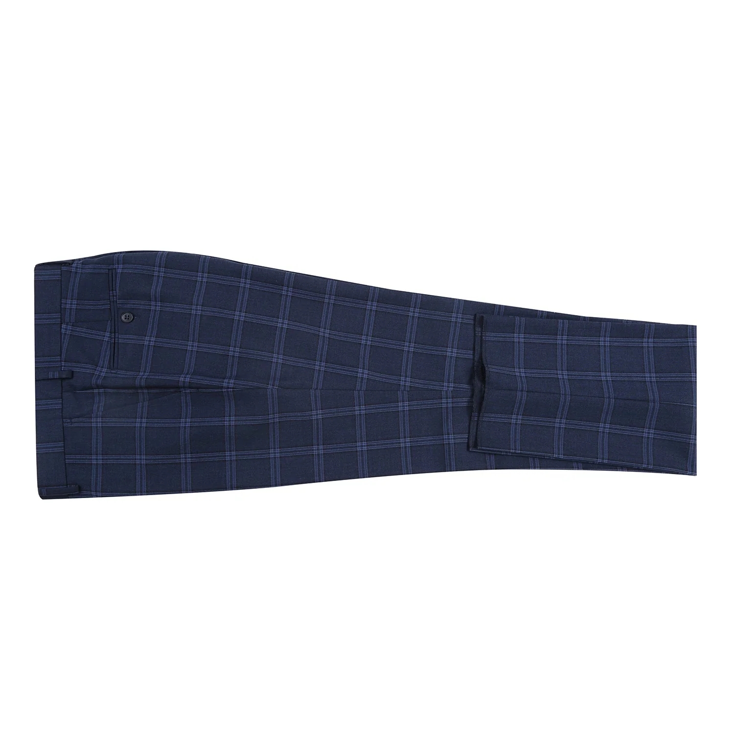 293-22 Men's Slim Fit Checked Suits - Image 9
