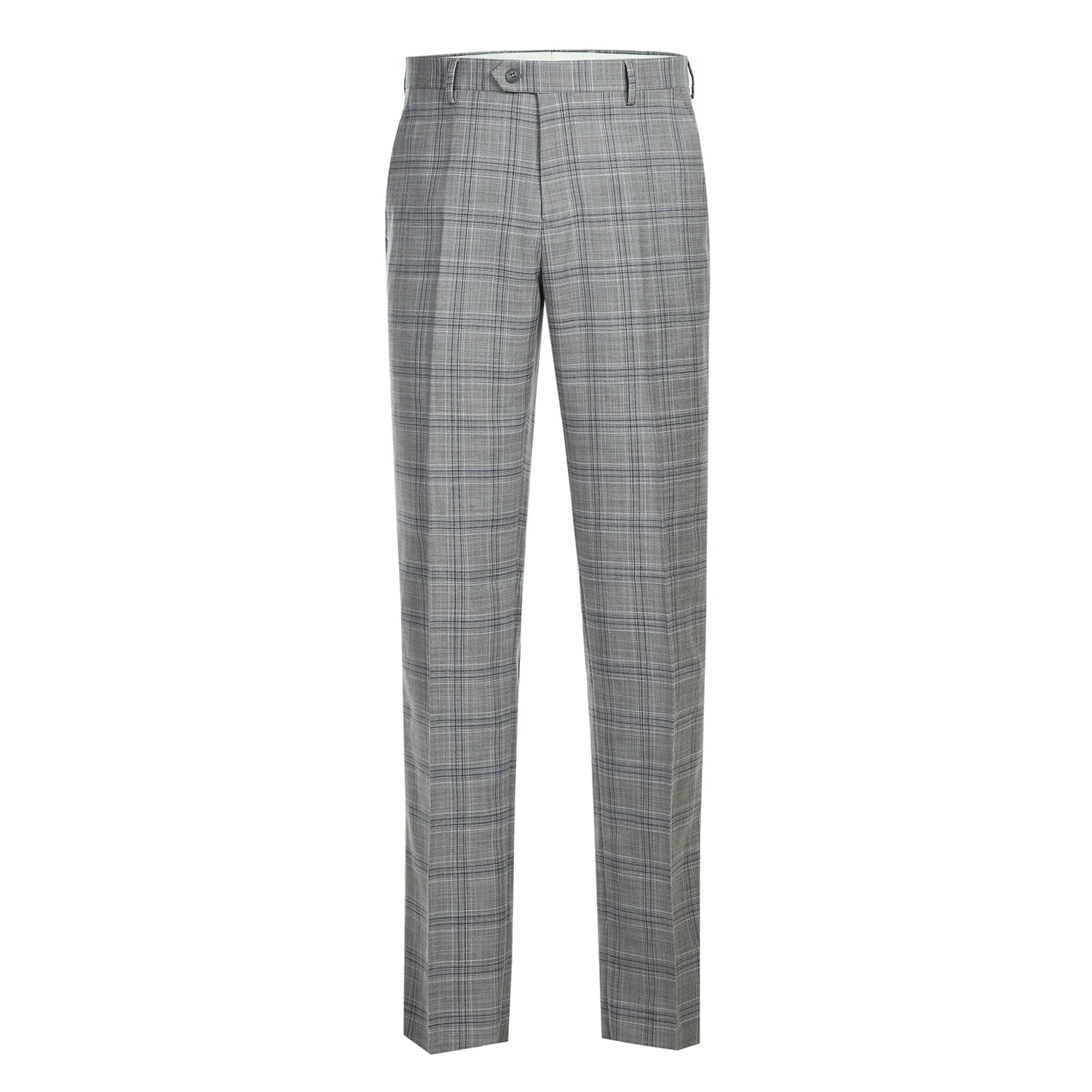 293-23 Men's Classic Fit Checked Suits - Image 9