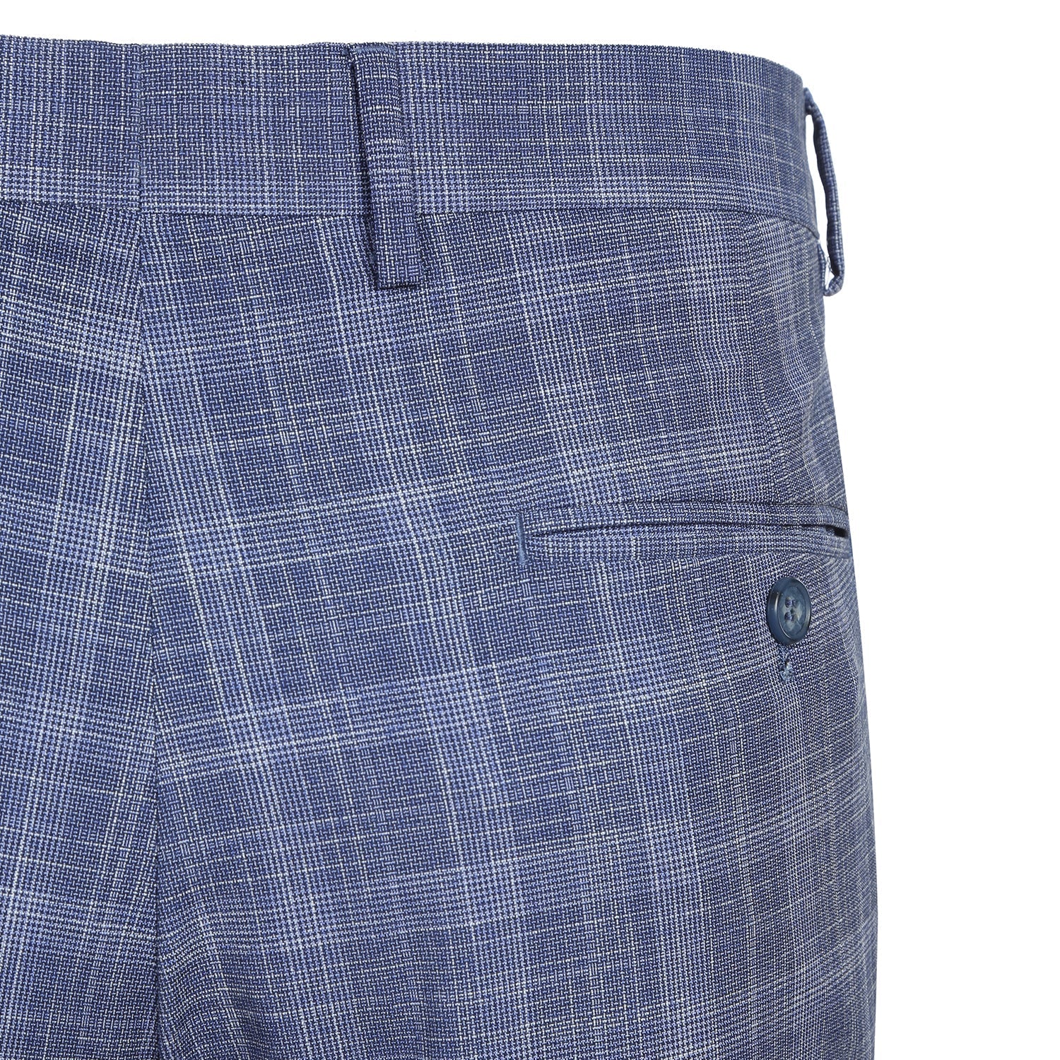 293-24 Men's Slim Fit Checked Suits - Image 11