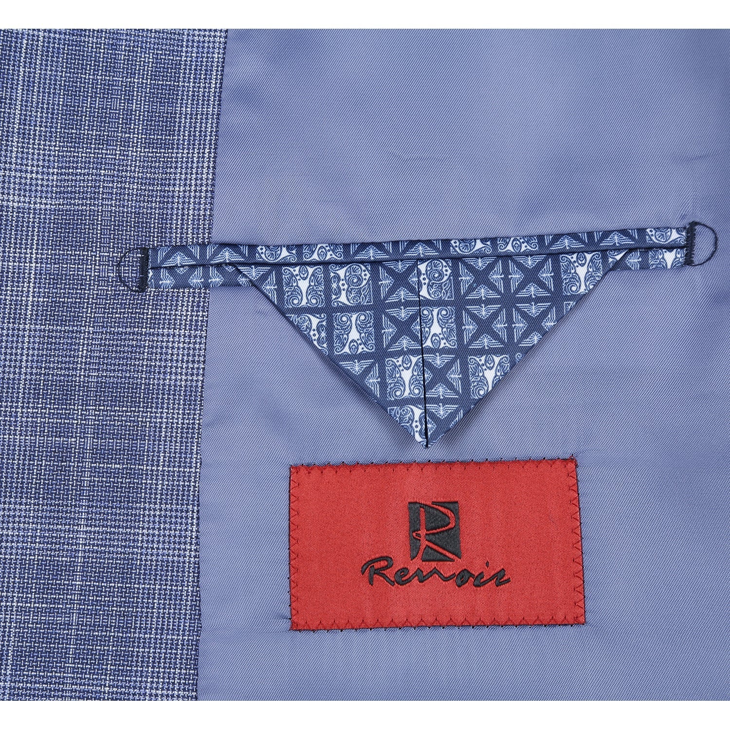 293-24 Men's Slim Fit Checked Suits - Image 6