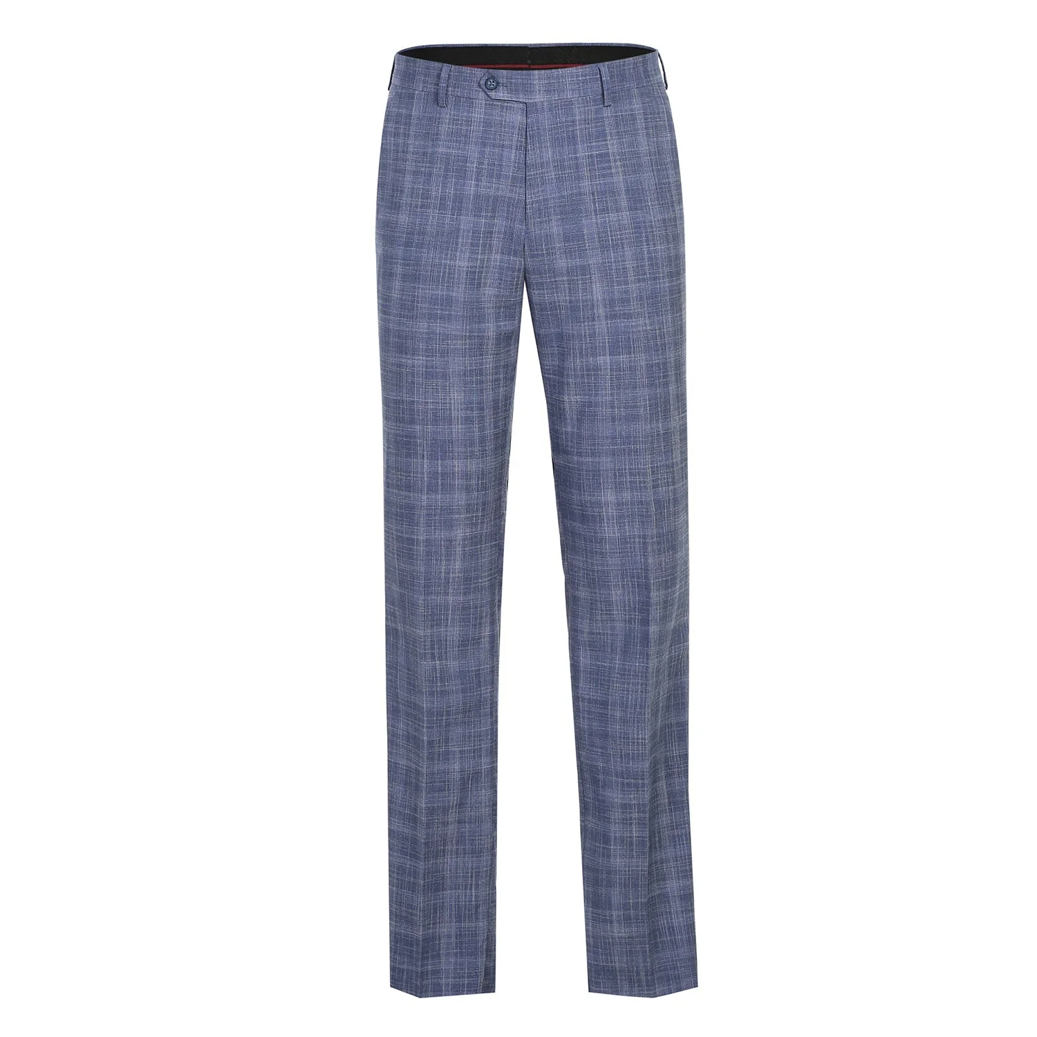 293-24 Men's Slim Fit Checked Suits - Image 8