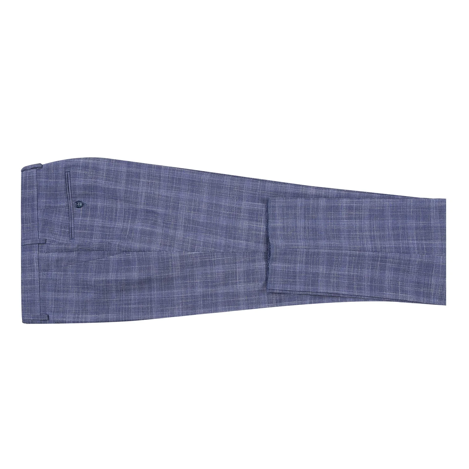 293-24 Men's Slim Fit Checked Suits - Image 9