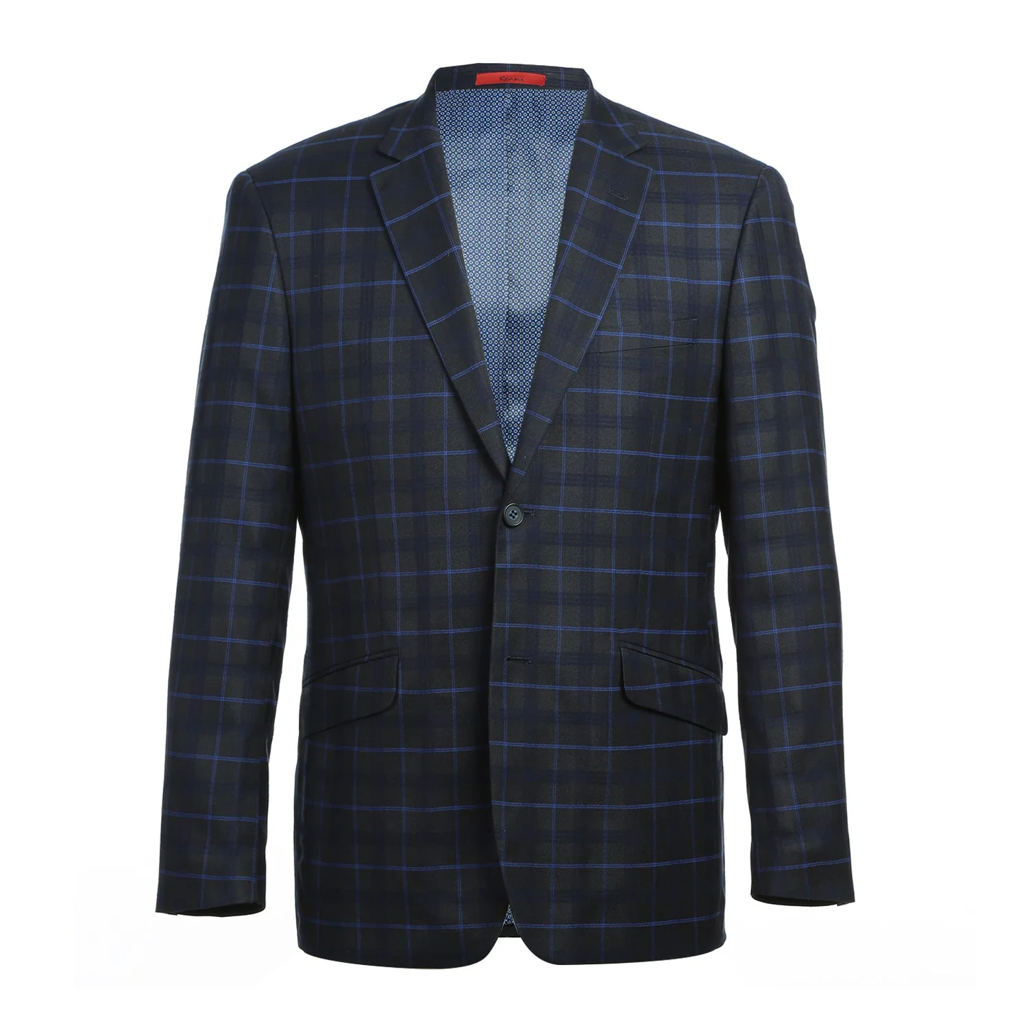 293-27 Men's Classic Fit Checked Suits - Image 2