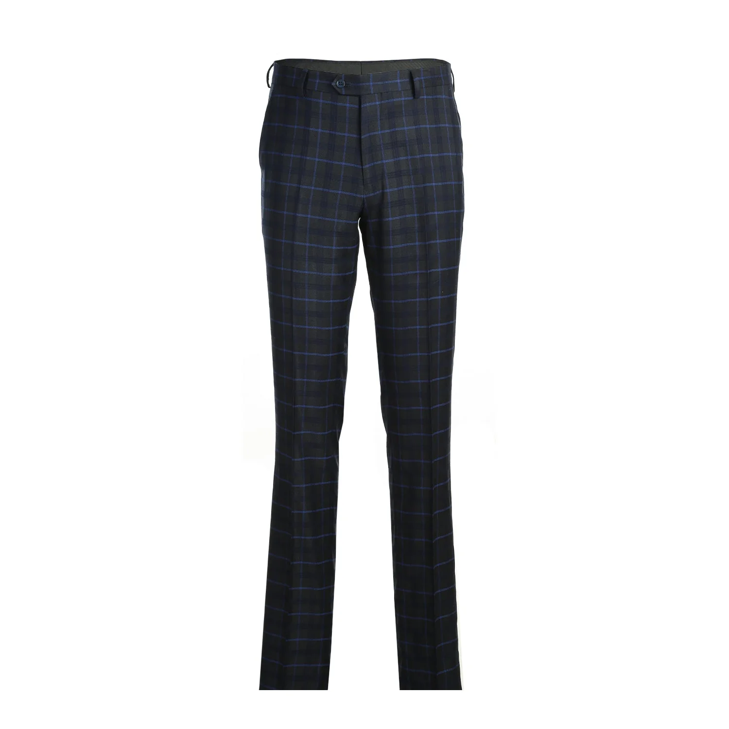 293-27 Men's Classic Fit Checked Suits - Image 8