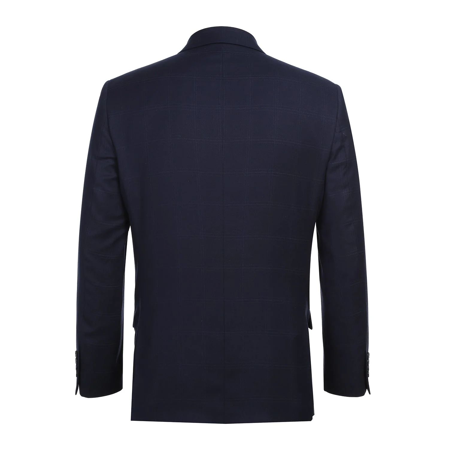 293-29 Men's Slim Fit Checked Suits - Image 3