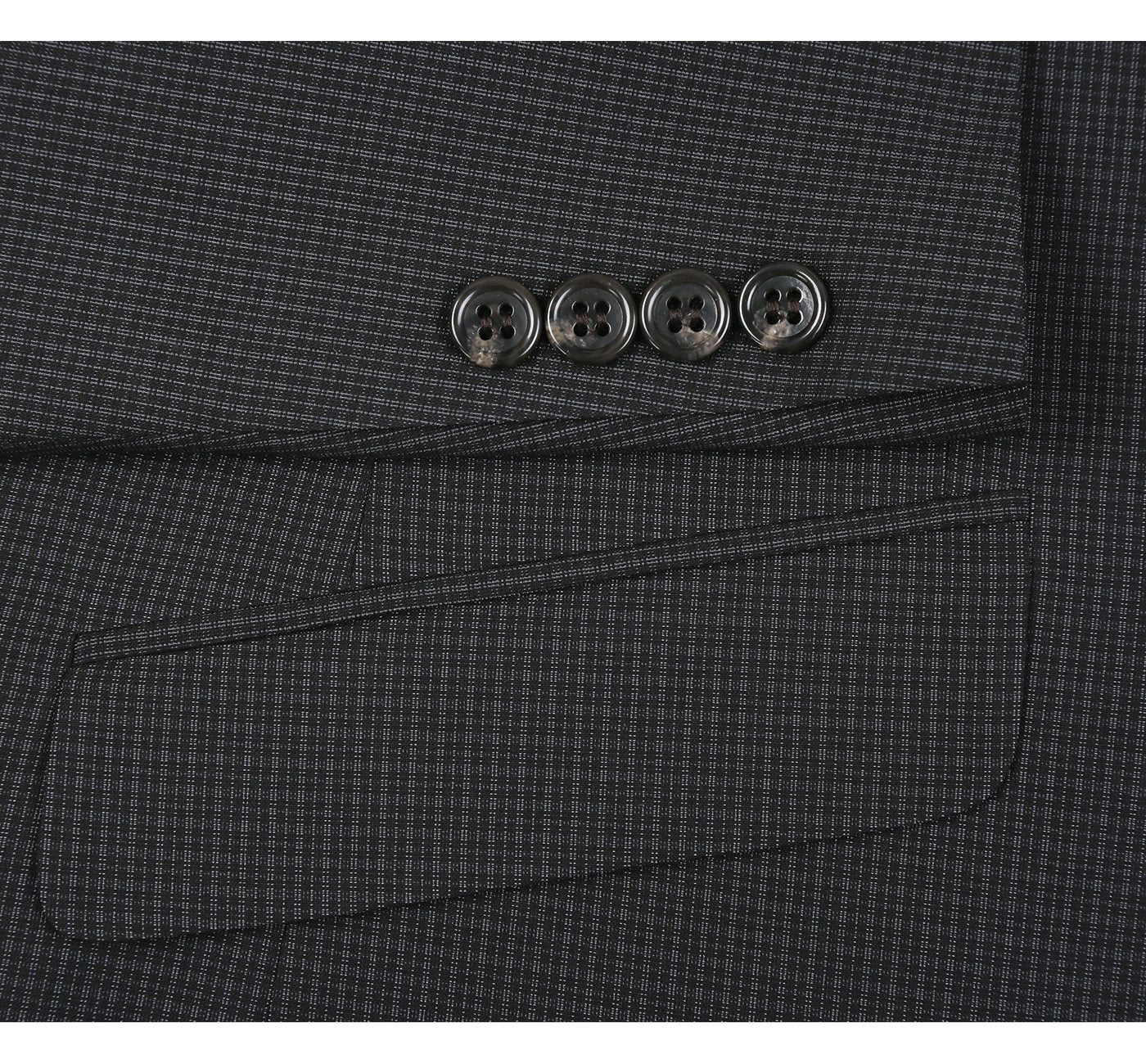293-9 Men's Two Piece Slim Fit Stretch Dress Suit - Image 5