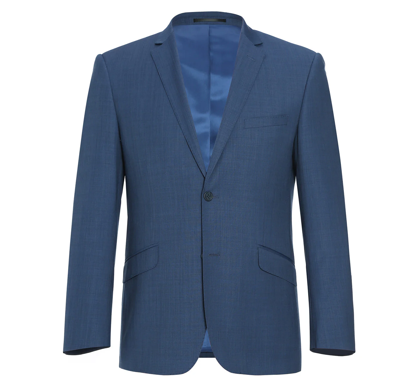 557-1 Men's 2-Piece Slim Fit Single Breasted Wool Suit - Image 2