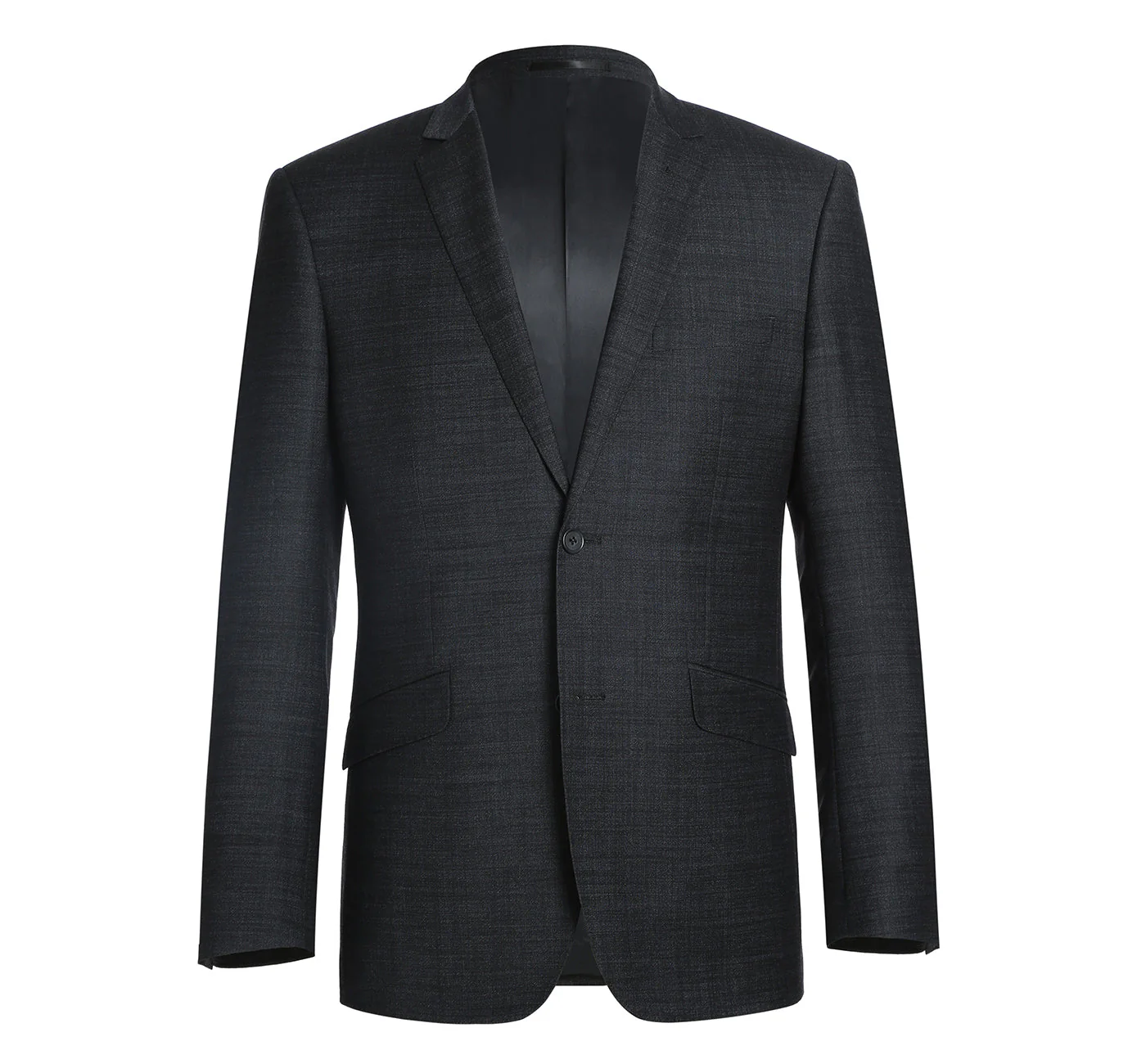 558-2 Men's Two Piece Slim Fit Wool Blend Suit - Image 2