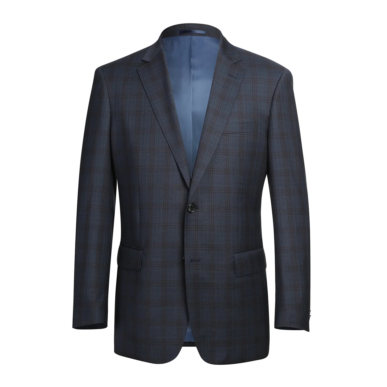 566-3 Men's Classic Fit Wool Suits - Image 2