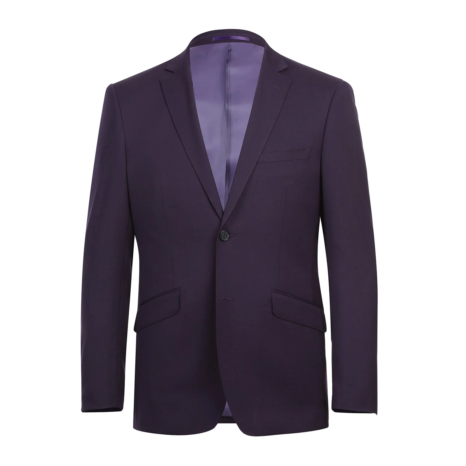 566-4 Men's Slim Fit Wool Suits - Image 2
