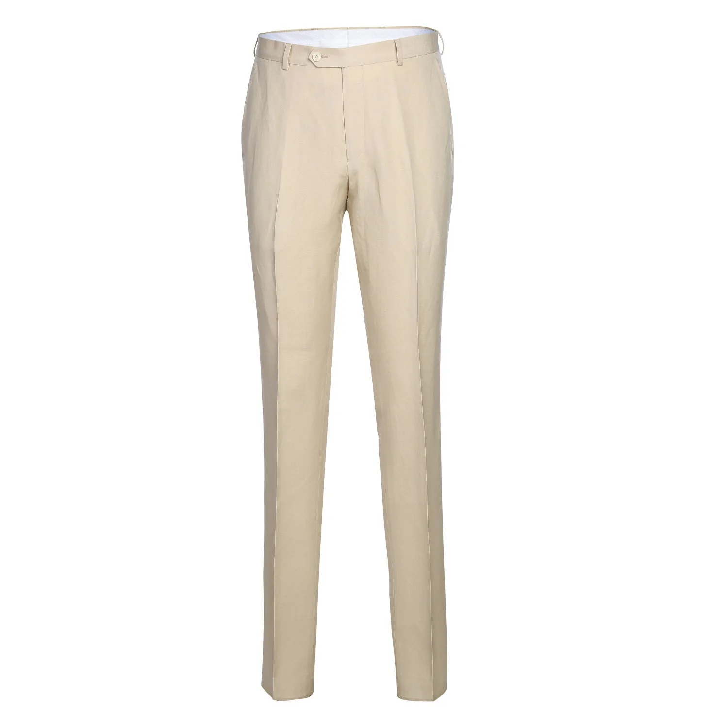 611-3 Men's New Slim Fit Checked Linen Suits - Image 7