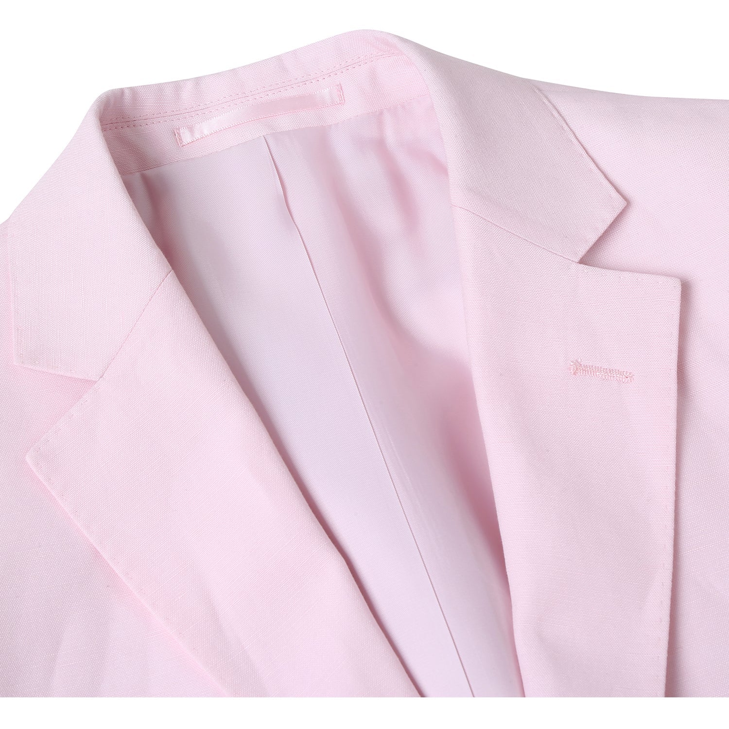 611-4 Men's New Slim Fit Checked Linen Suits - Image 4