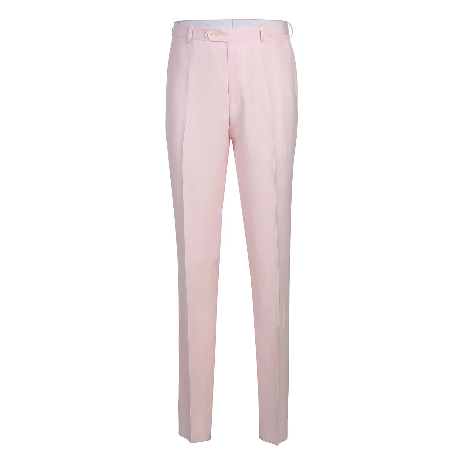611-4 Men's New Slim Fit Checked Linen Suits - Image 7
