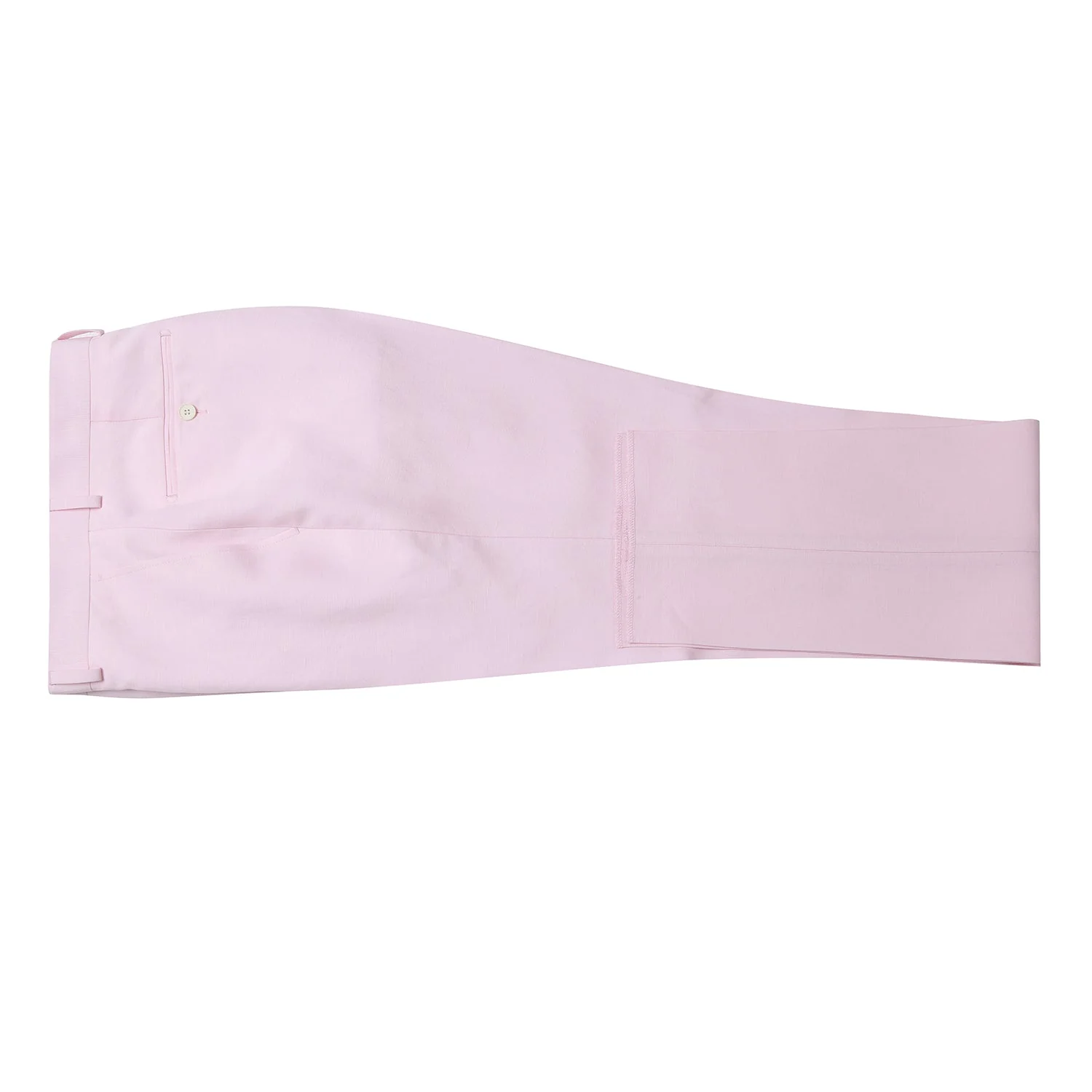 611-4 Men's New Slim Fit Checked Linen Suits - Image 8