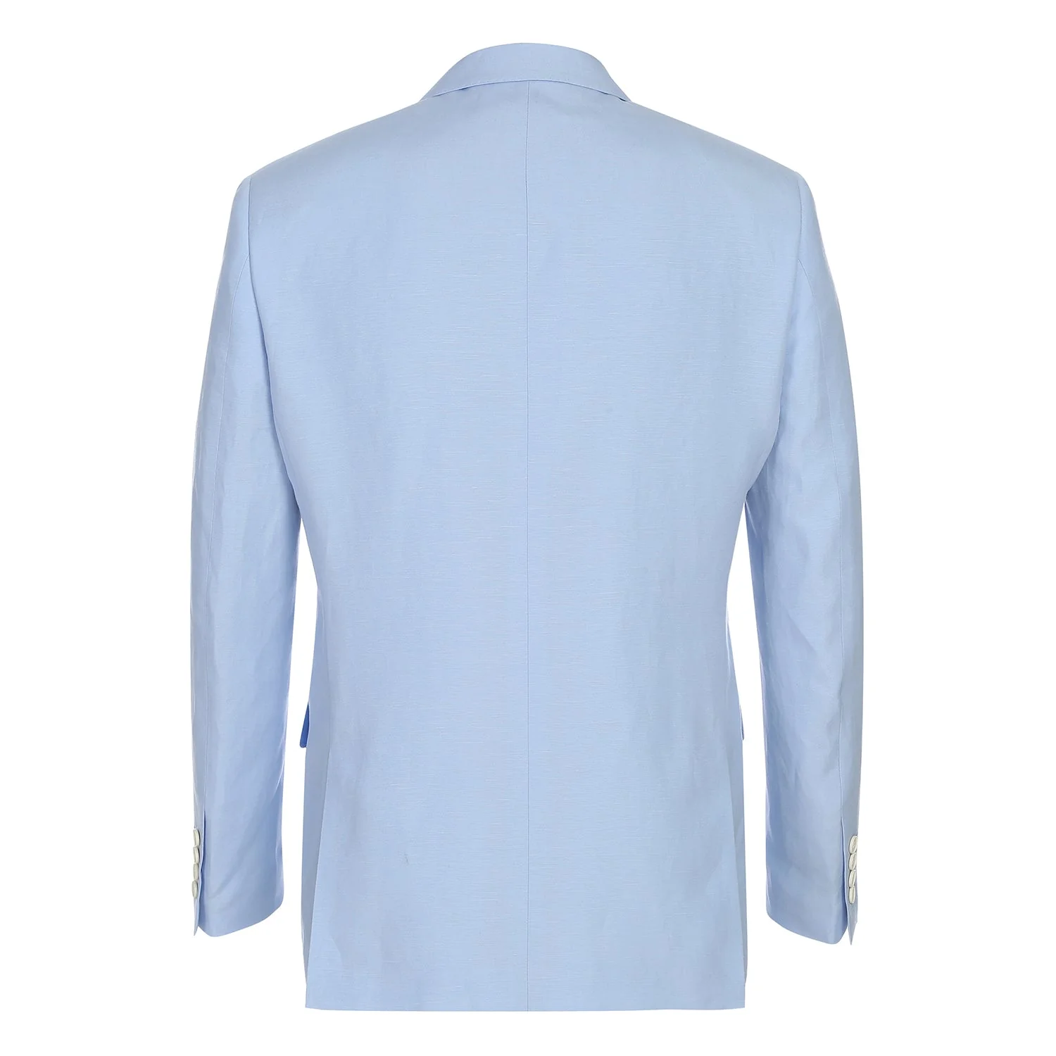 611-5 Men's New Slim Fit Checked Linen Suits - Image 3