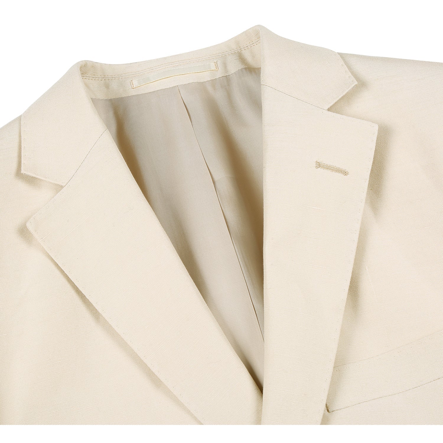 611-6 Men's New Slim Fit Checked Linen Suits - Image 4