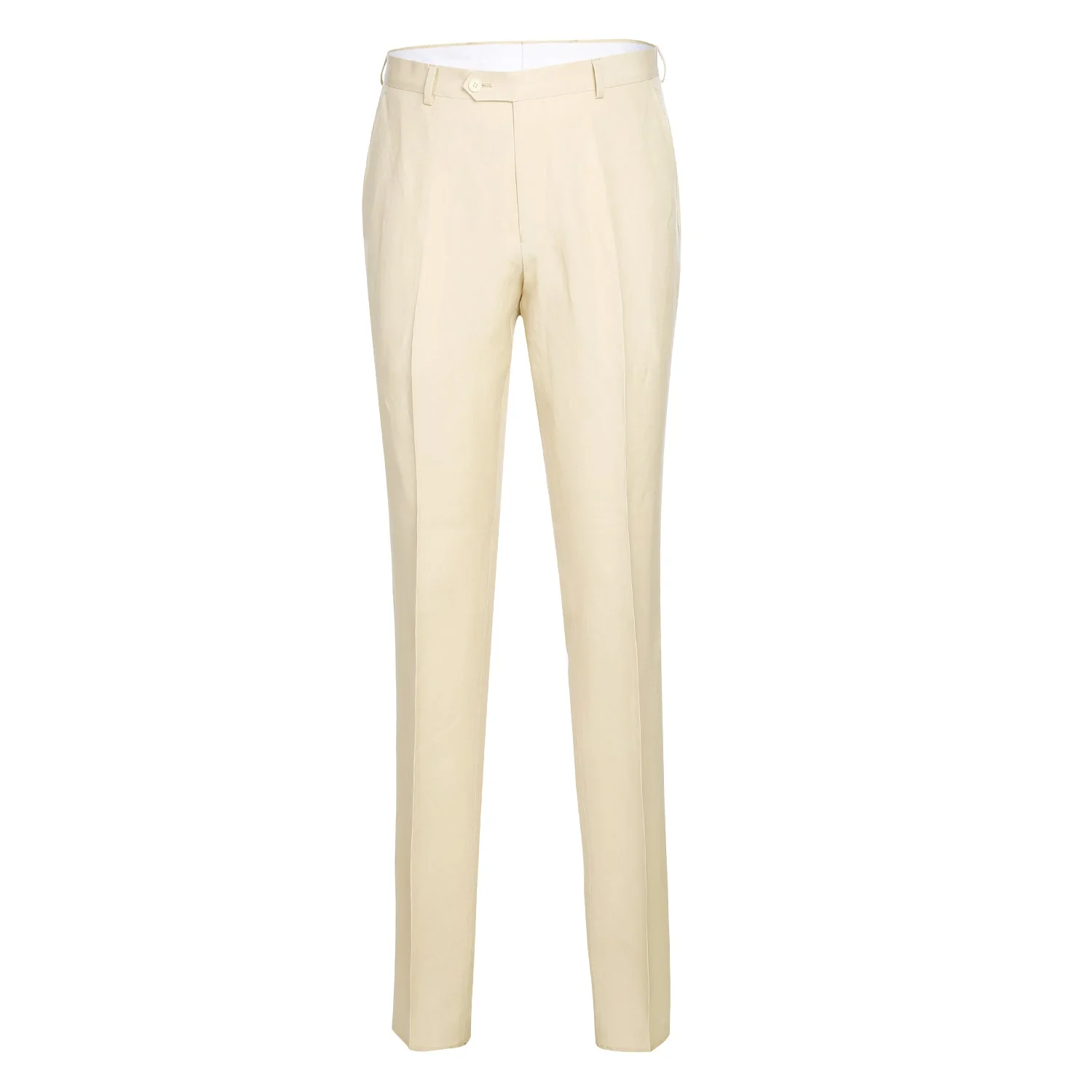 611-6 Men's New Slim Fit Checked Linen Suits - Image 7