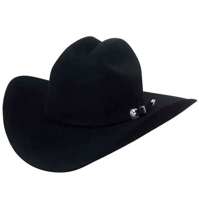 Texana Black Stone Calidad 100X Negro Horma Joan Sebastian ROD
