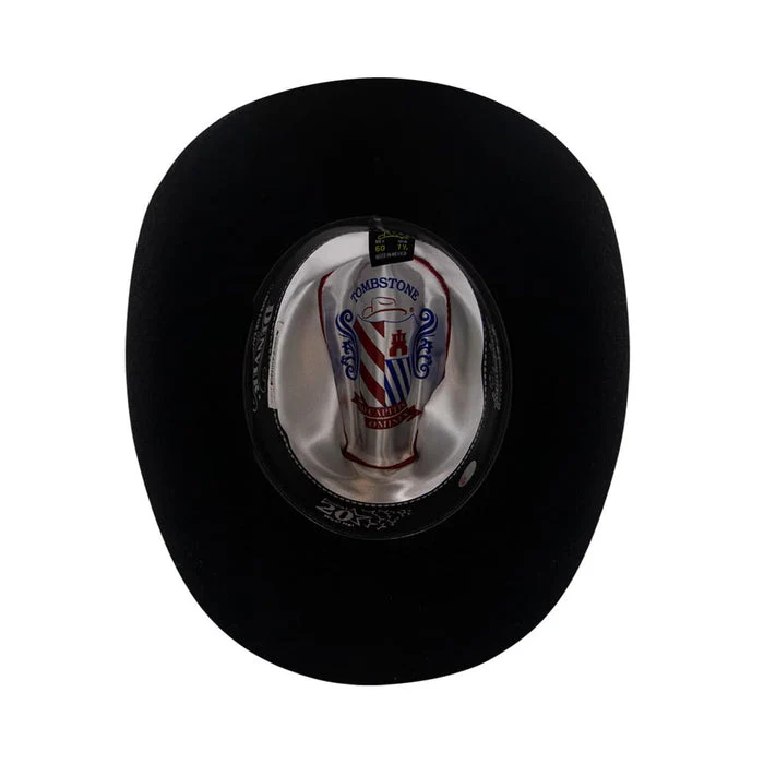 Texana Tombstone Horma Denver 20X Copa Baja Color Negro - Image 10
