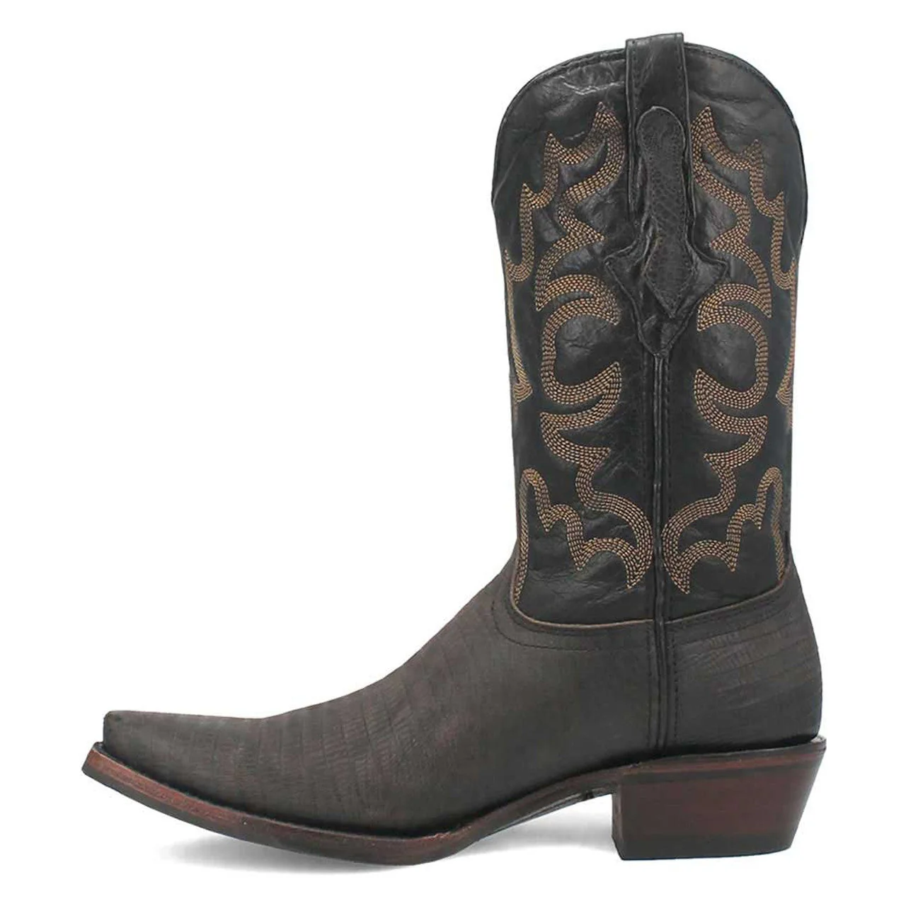 Dingo The Duke Black Snip Leather Western Boots - Image 3