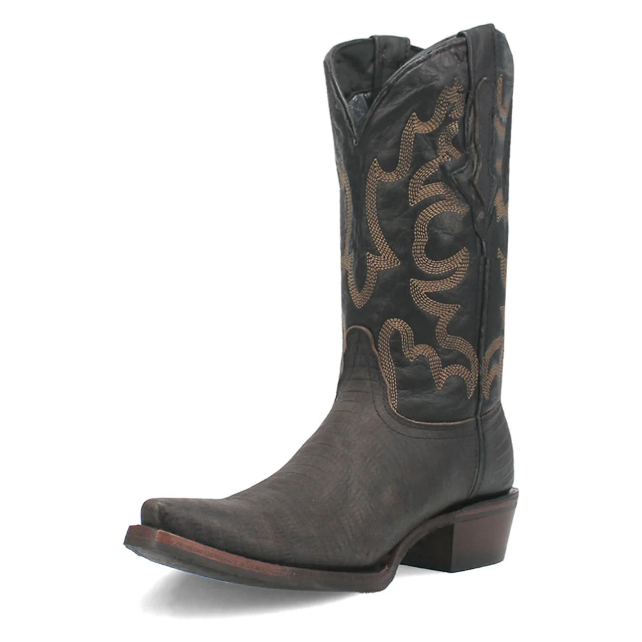 Dingo The Duke Black Snip Leather Western Boots - Image 6